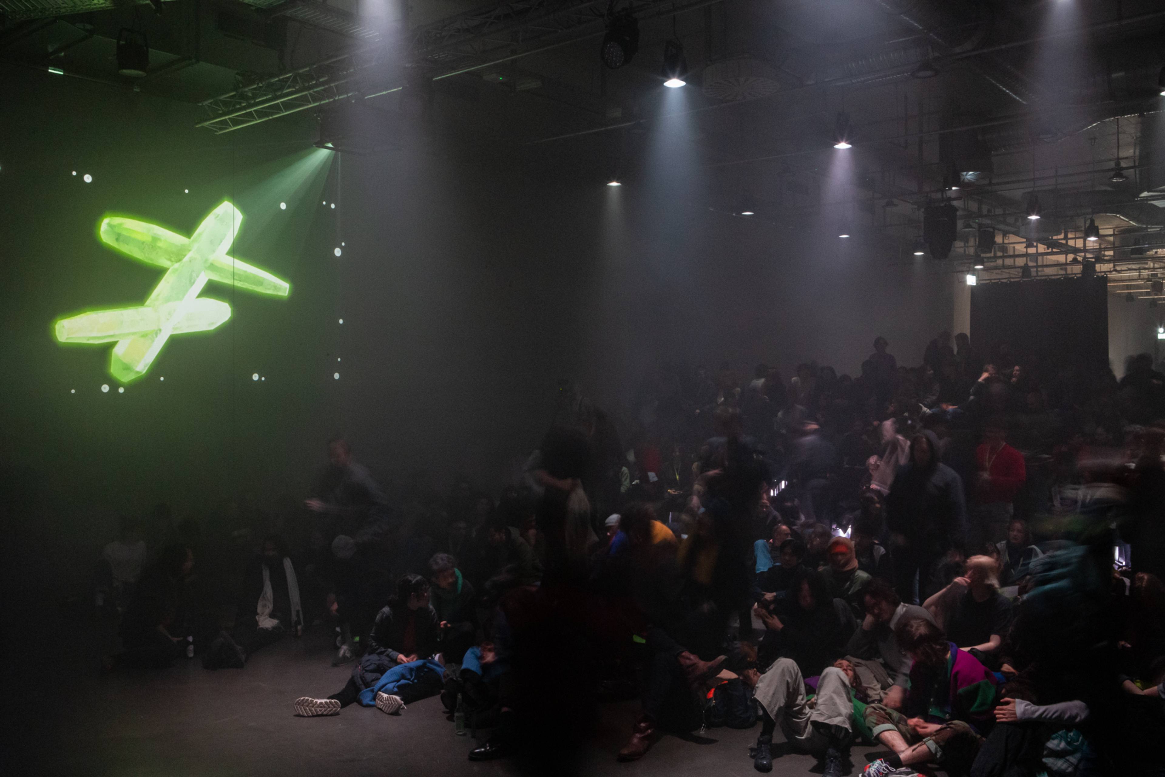 Opening of transmediale, silent green, Berlin, 2024