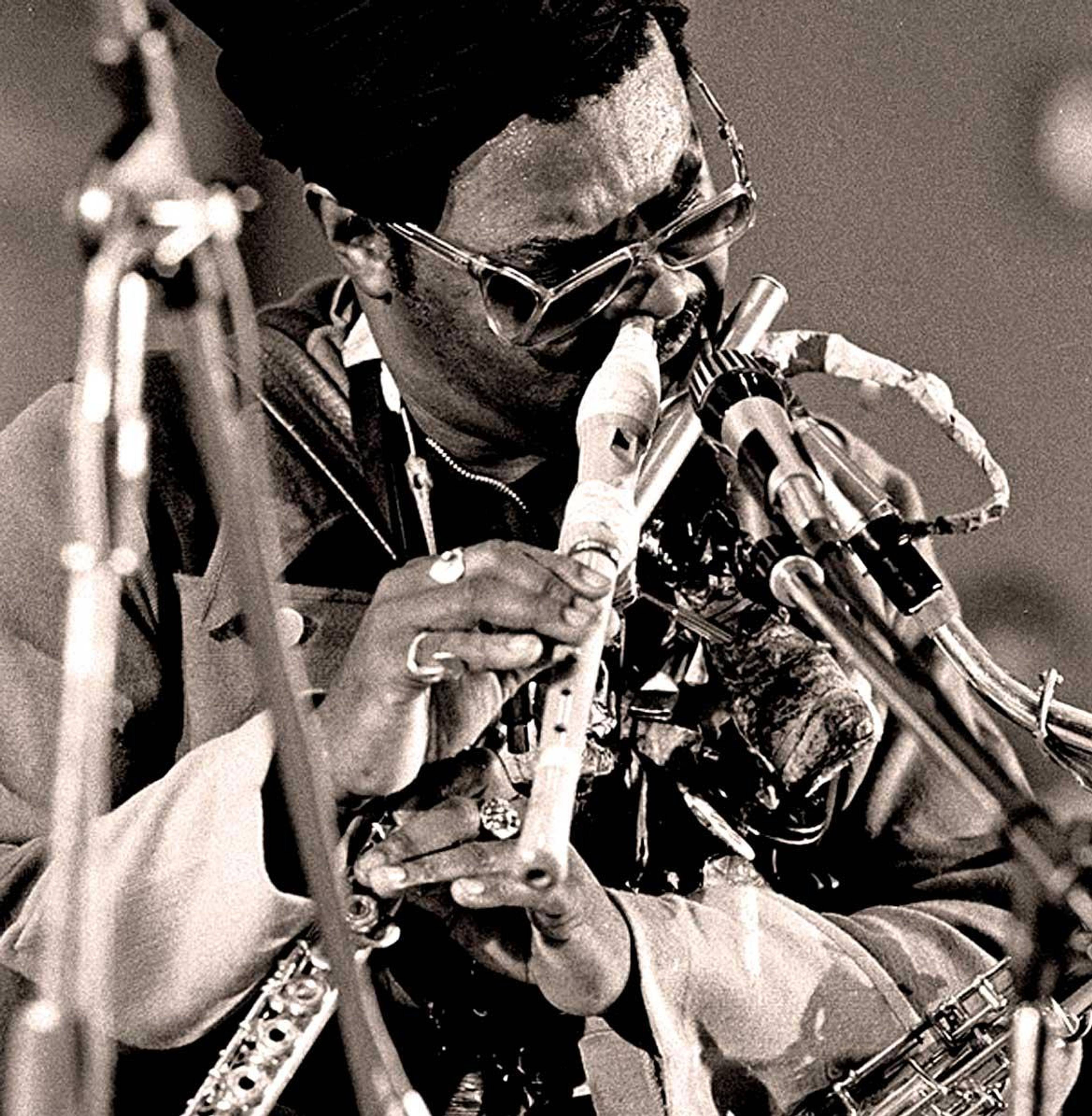 Rahsaan Roland Kirk playing in Prague, 1967