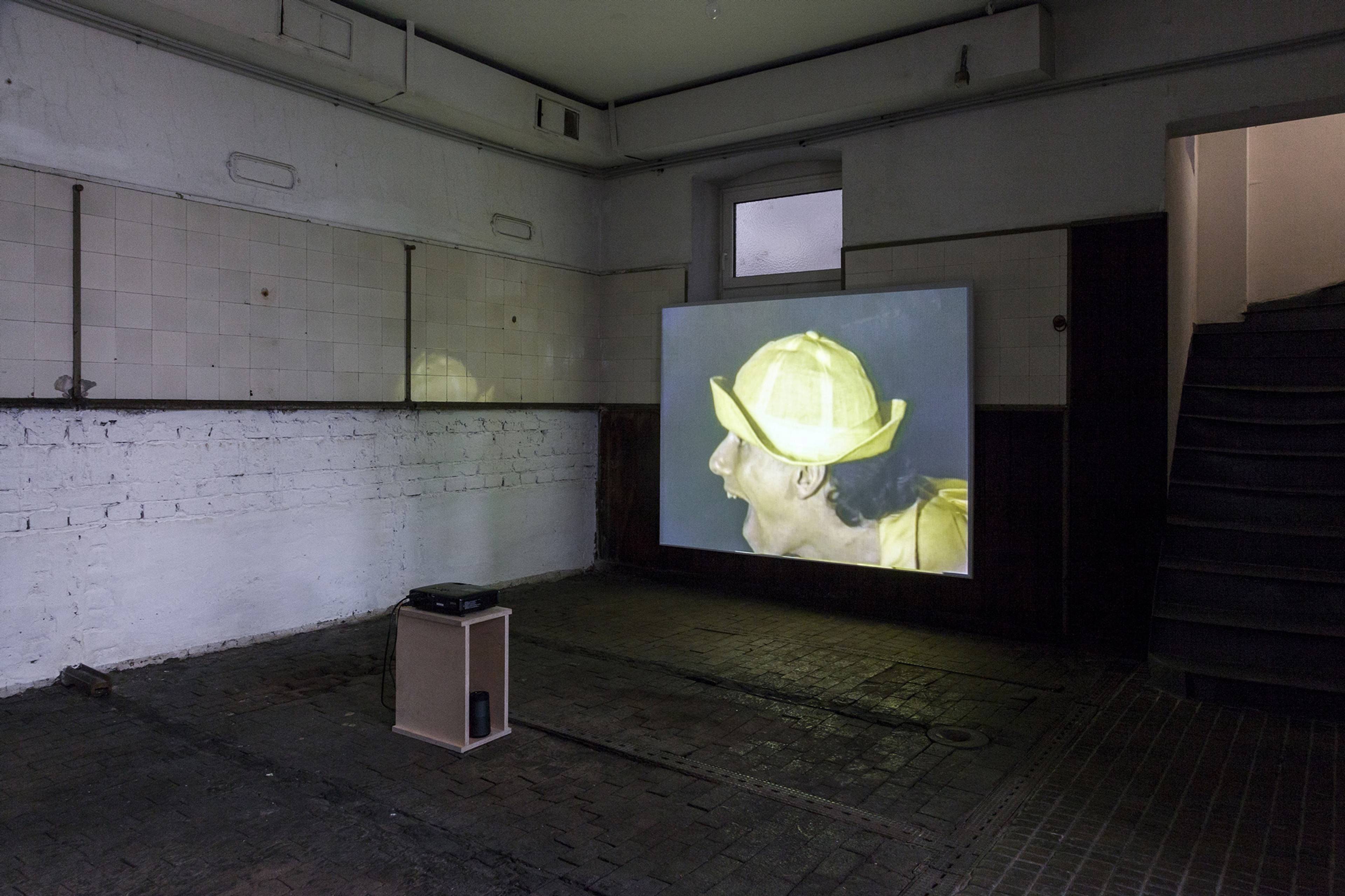 Mike Kelley, The Banana Man, 1983. Installation view, Laurenz, Vienna, 2025