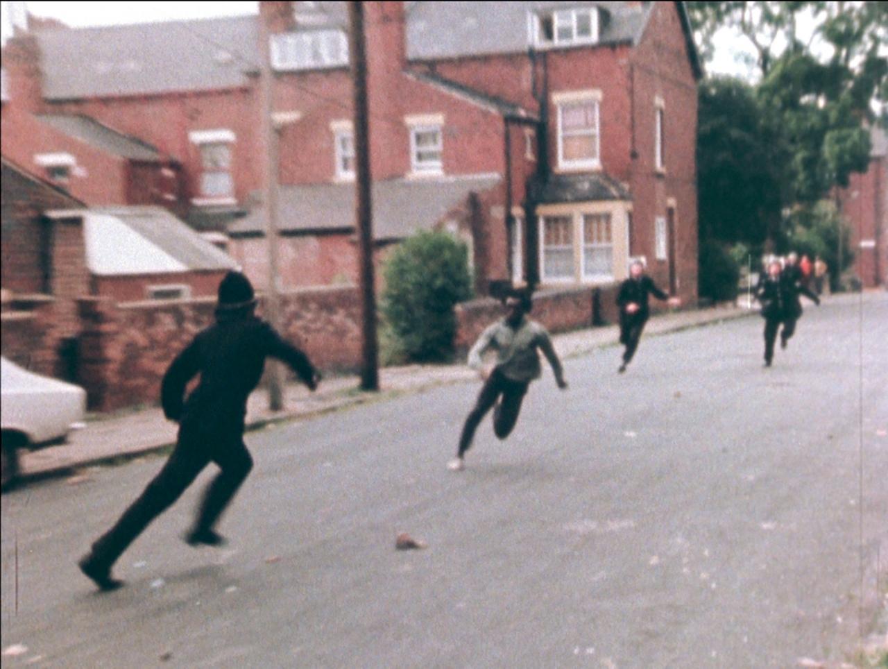 Black Audio Film Collective, John Akomfrah, Handsworth Songs, 1986, 1-channel 16mm color, film, sound, 58:33 min