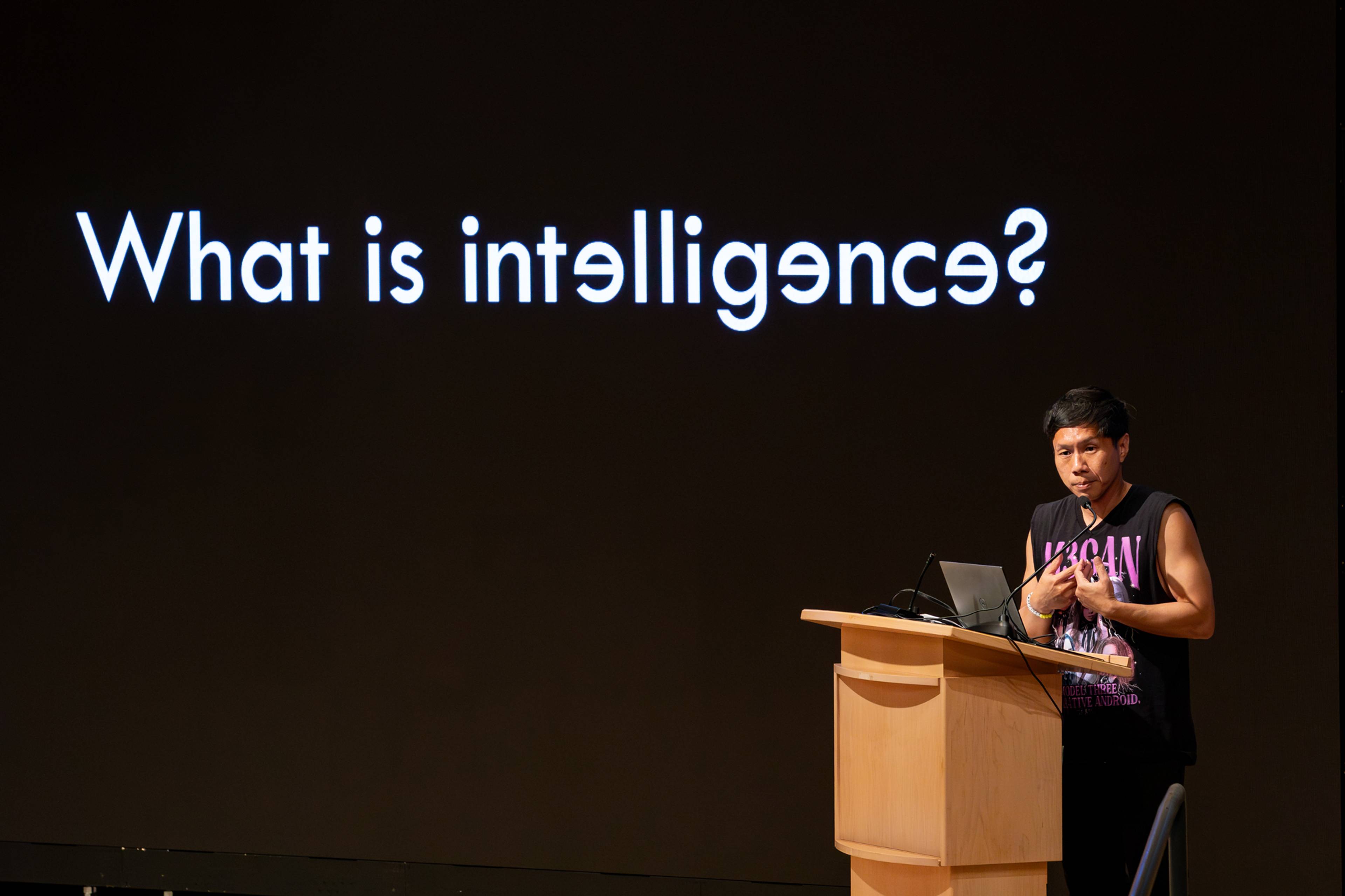 Paul Chan, Sympathy for the Devil in the Machine, 2025. Photo: Elyse Mertz