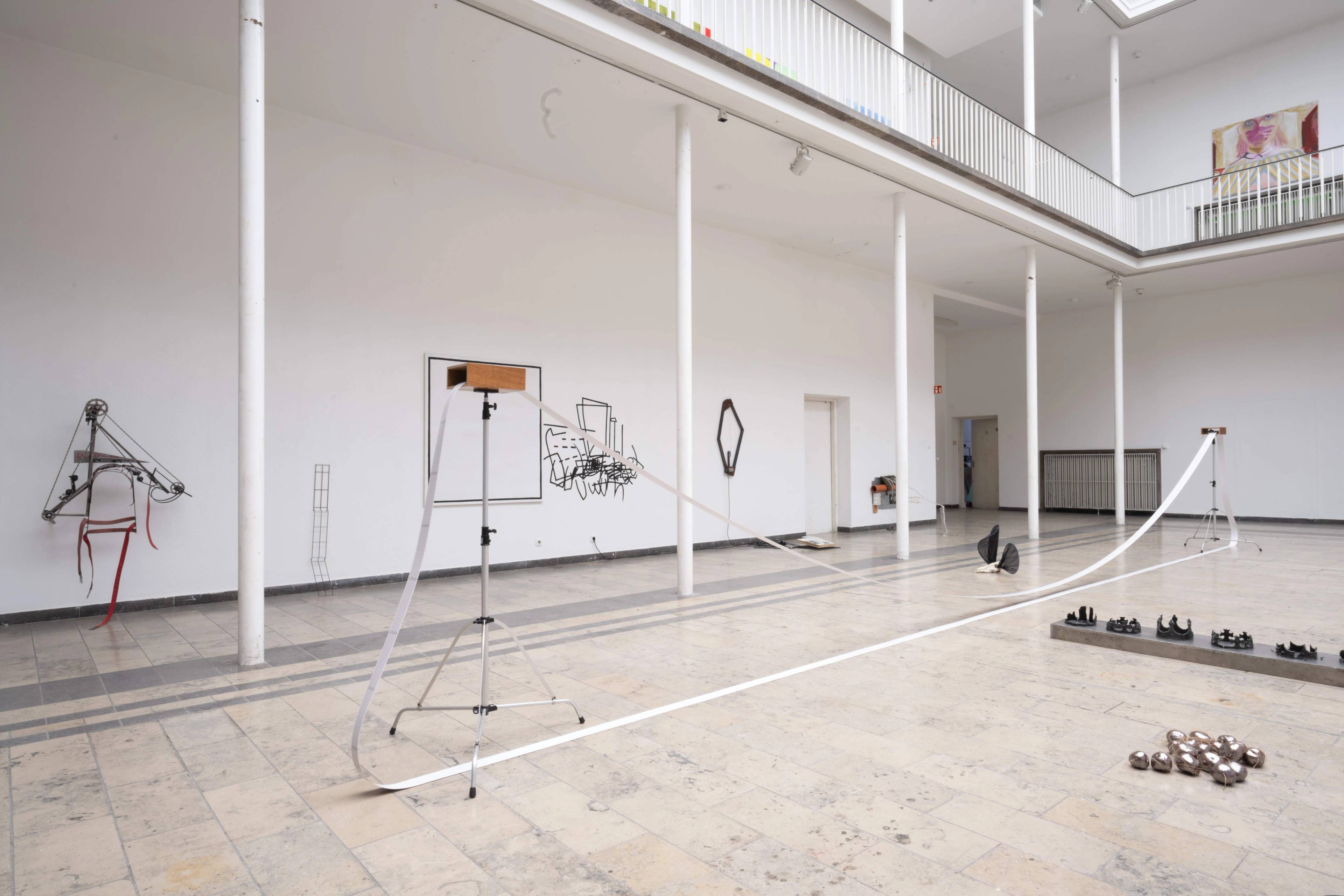 View of Exhibition End-of-Year at Kunstakademie Karlsruhe, curated by Rita Vitorelli, Christian Kobald & Franz Ackermann