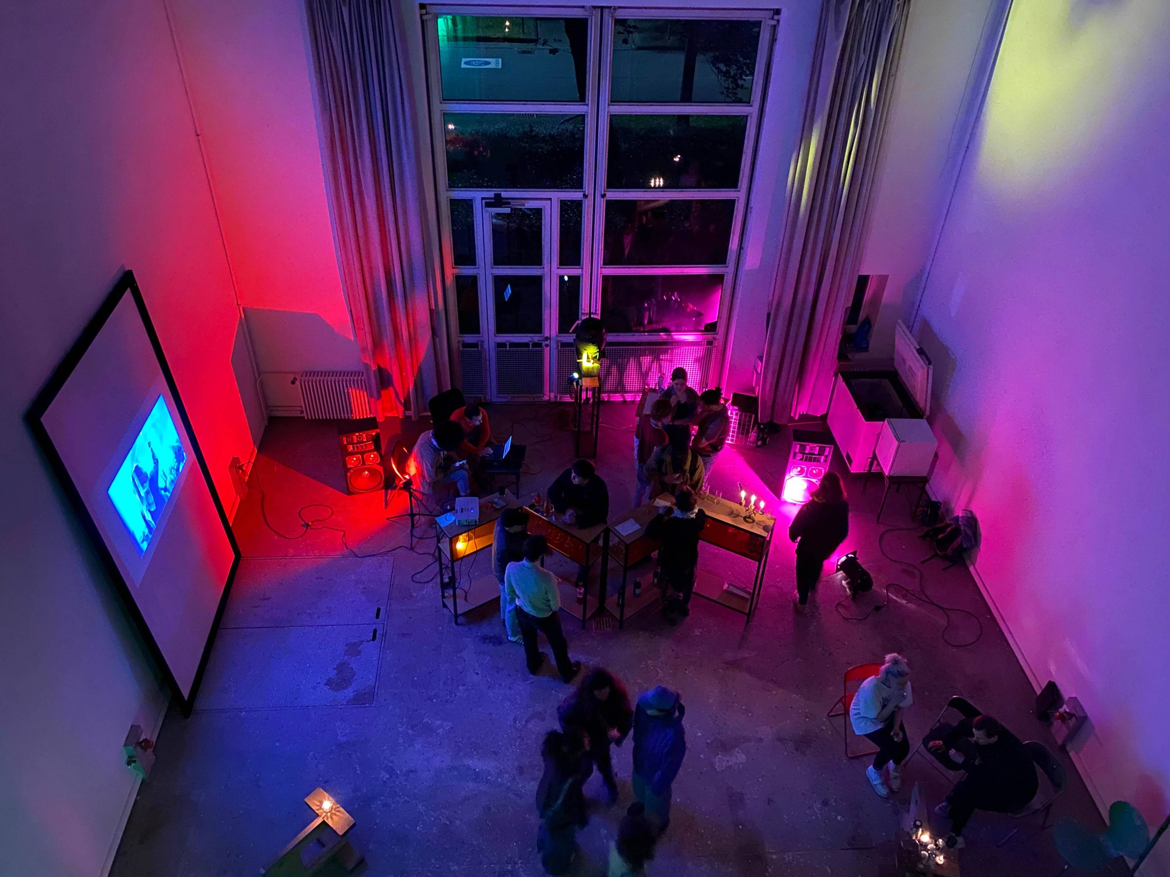 View of “Mittwochsbar IV”, Karlsruhe, 2024