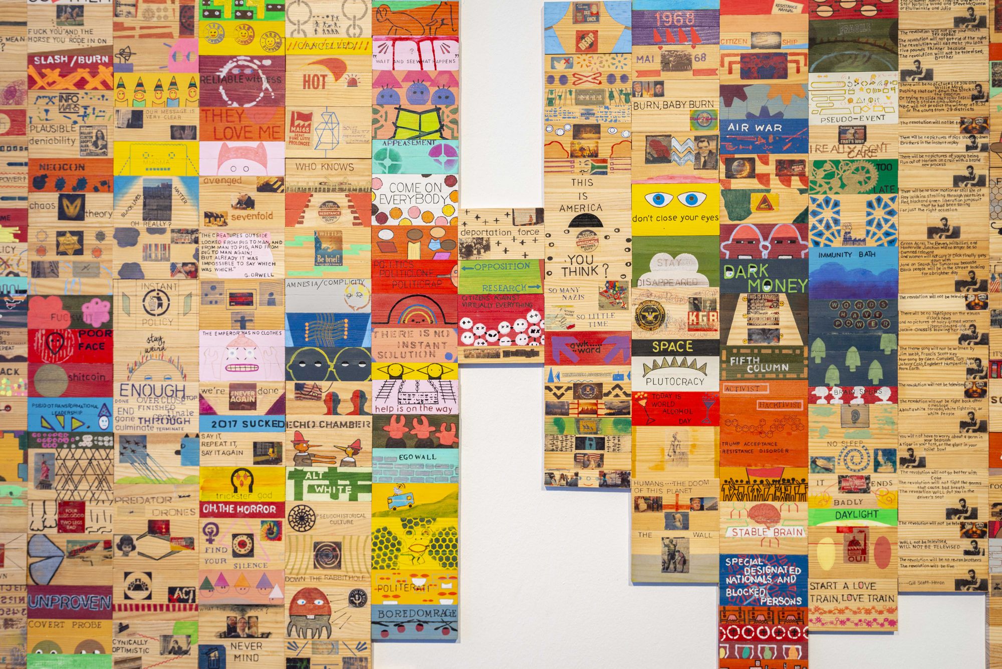 Judith Blum Reddy, I’m Afraid of Americans, 2018