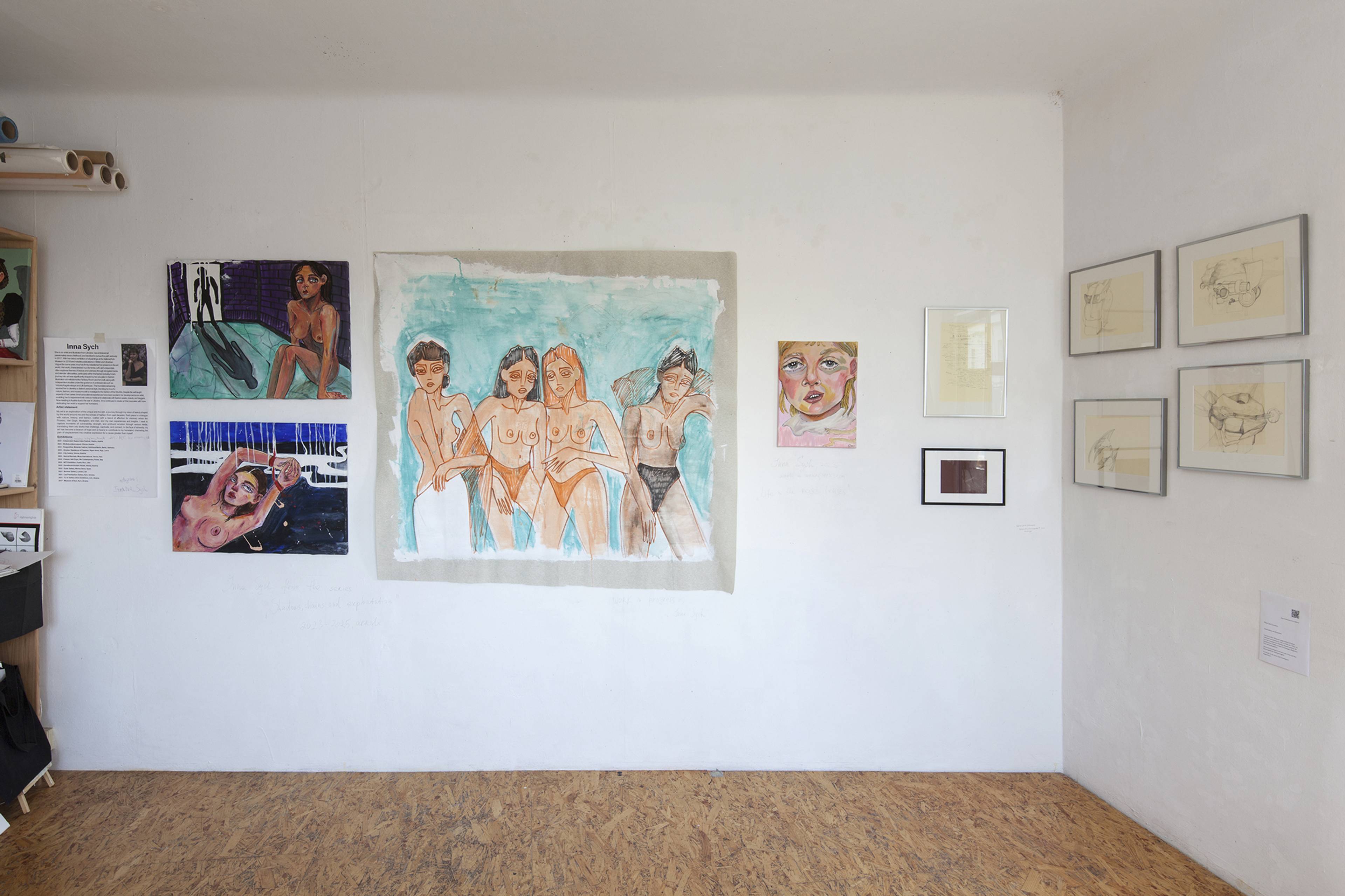 View of “see the image above,” prolet.AIR, Vienna, 2025