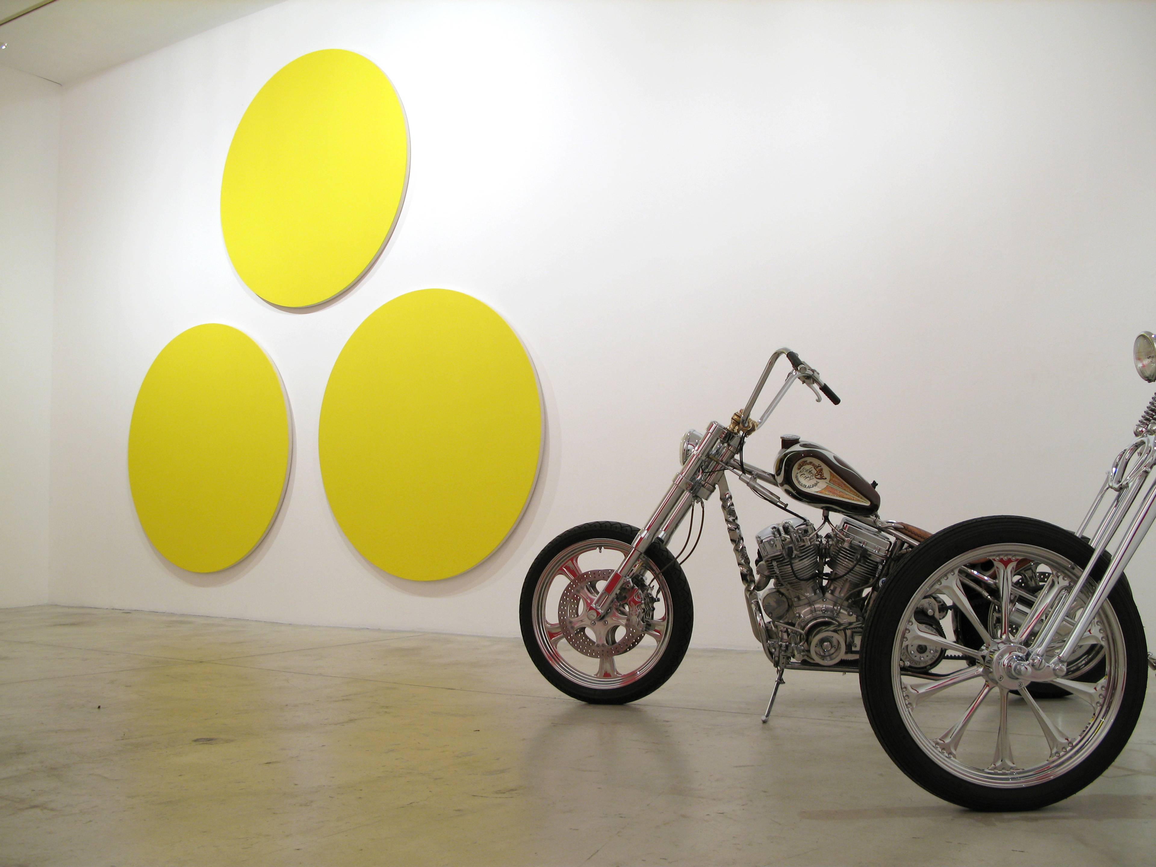 “Olivier Mosset / Indian Larry,” Spencer Brownstone Gallery