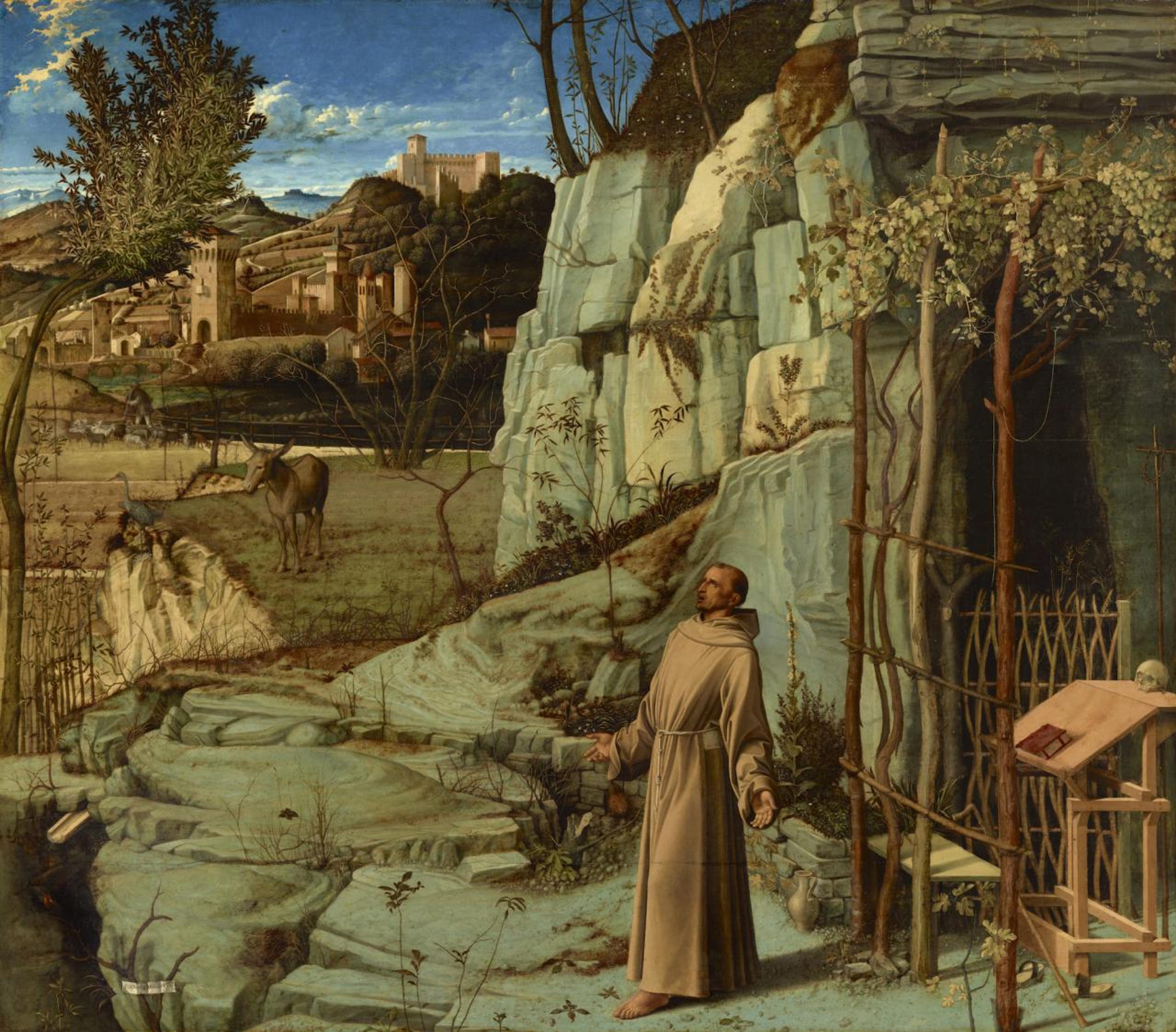 Giovanni Bellini, St. Francis in the Desert, 1476–78