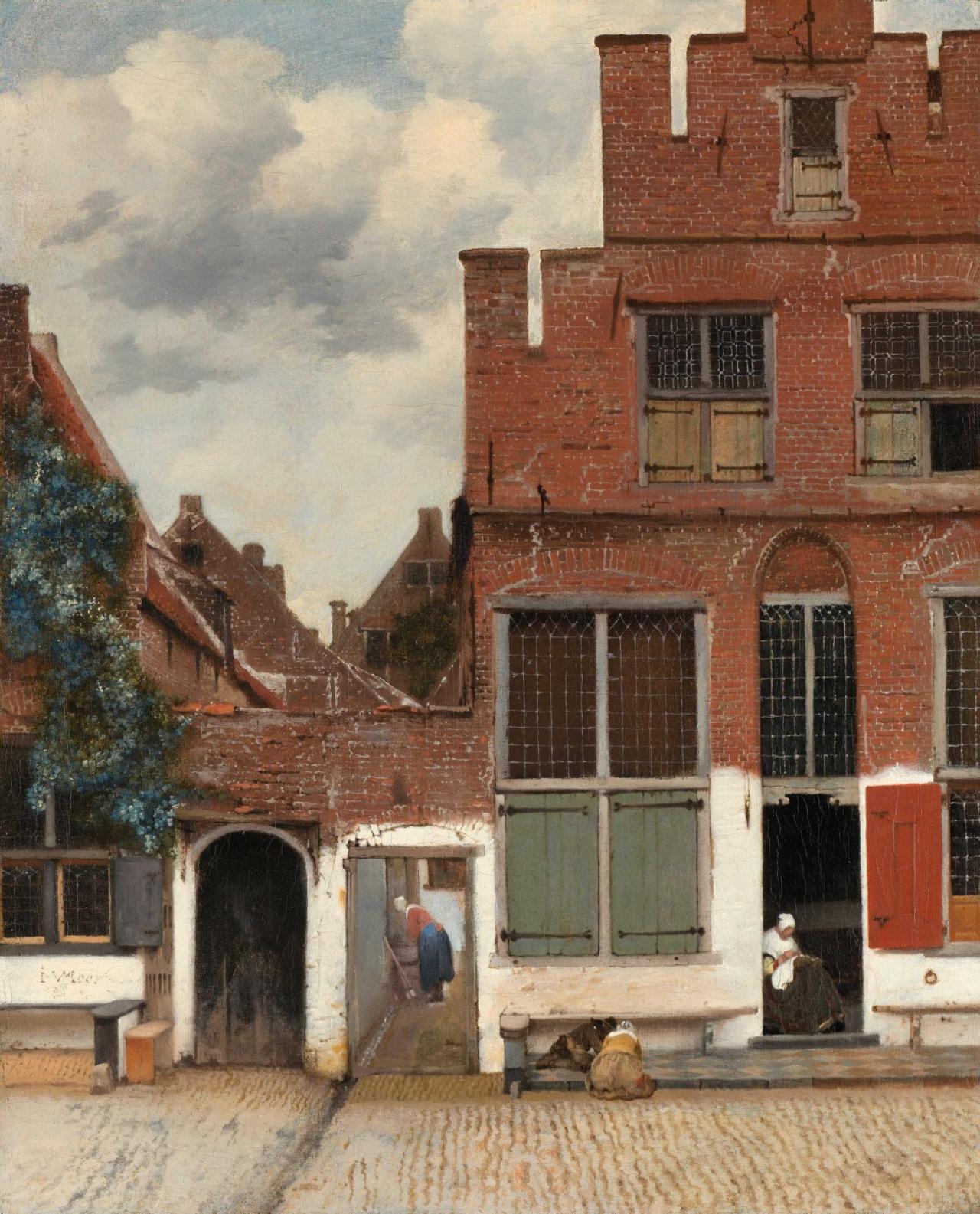 Johannes Vermeer, The Little Street, 1657-1658, oil on canvas, 54.3 cm x 44 cm