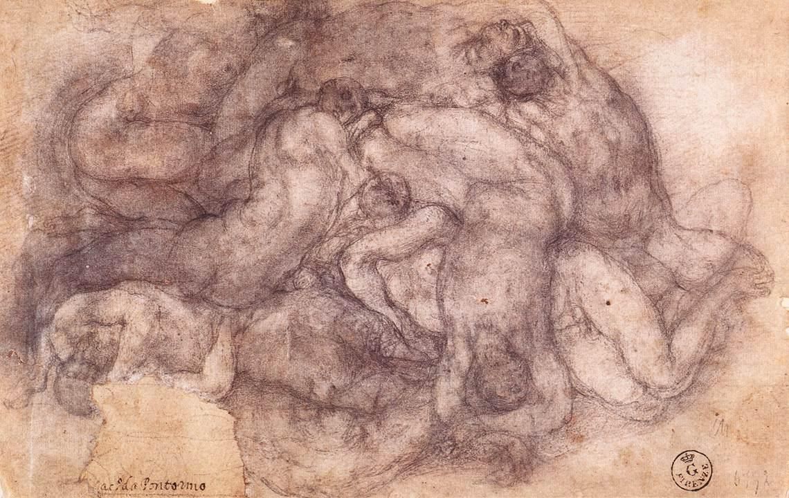 Jacopo Pontormo, Group of the Dead, 1550