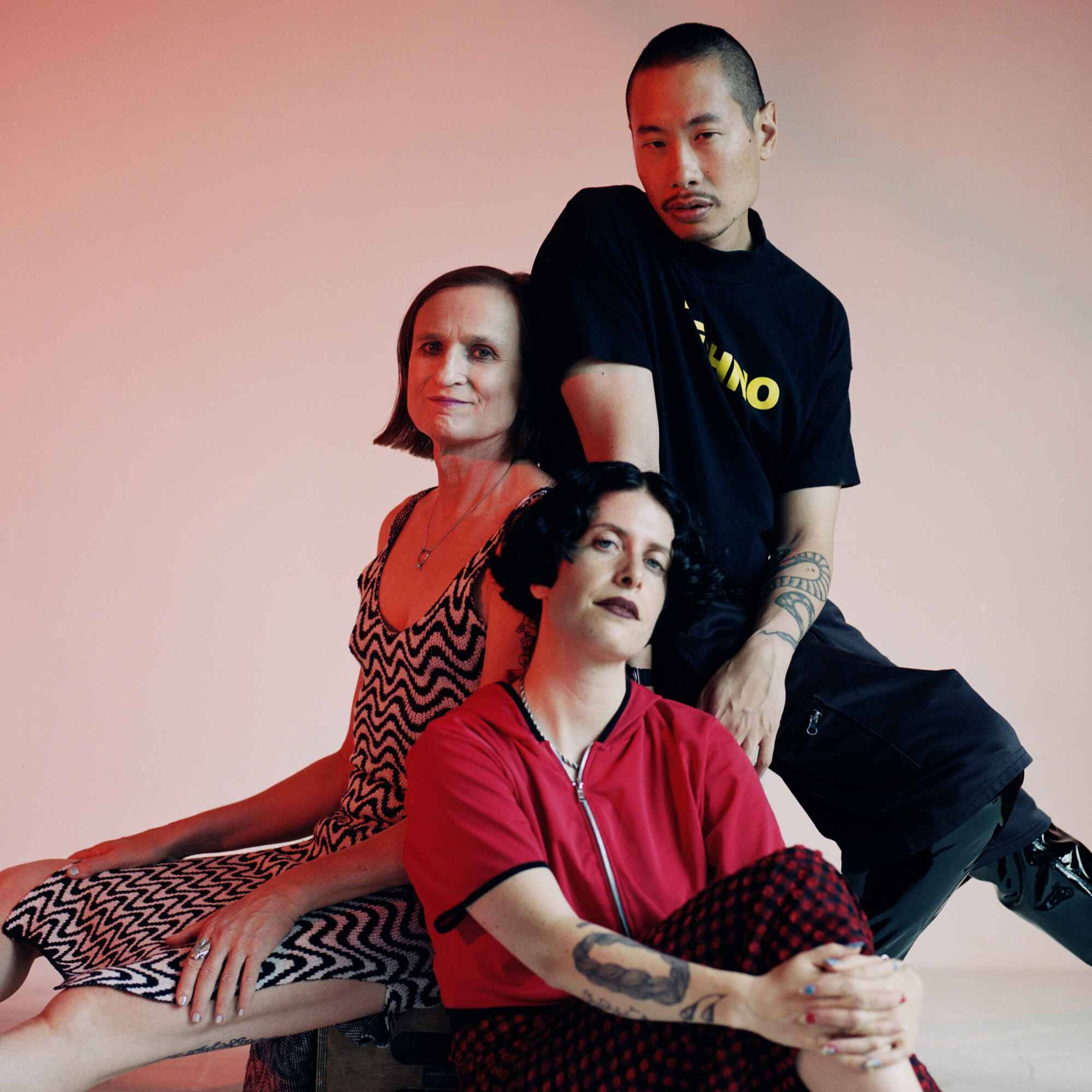 Left to right: Editors McKenzie Wark, Zoë Beery & Geoffrey Mak