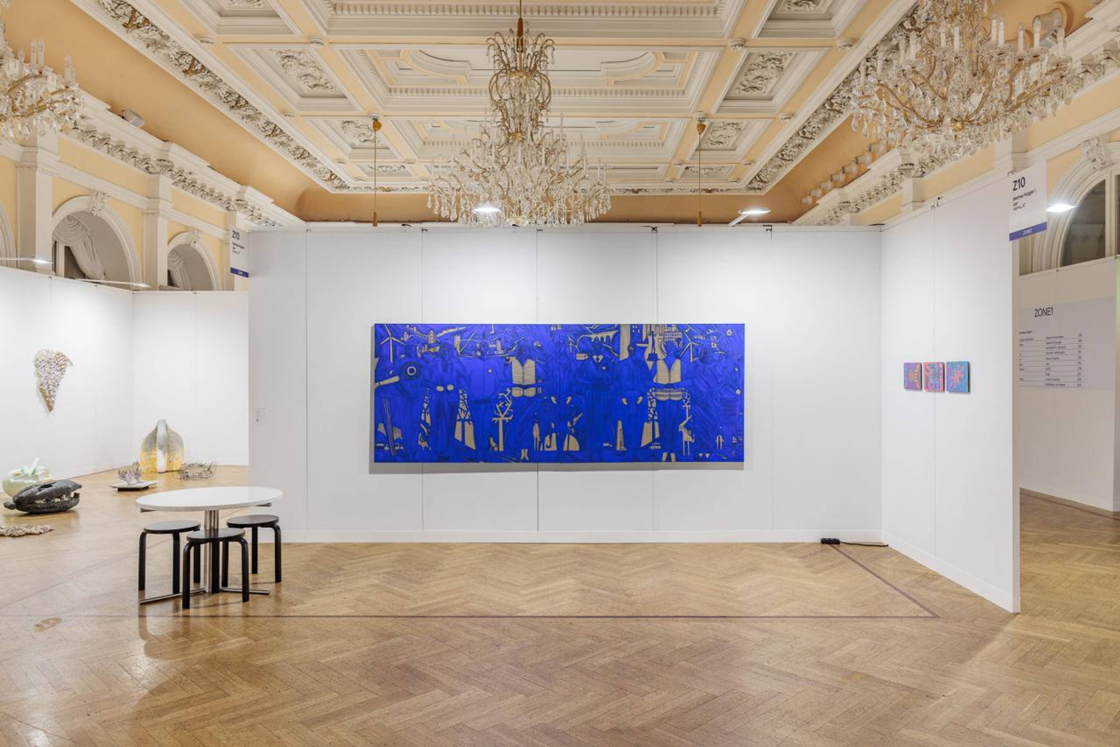 Work by Matthias Noggler at the viennacontemporary booth of Layr, Vienna, 2023