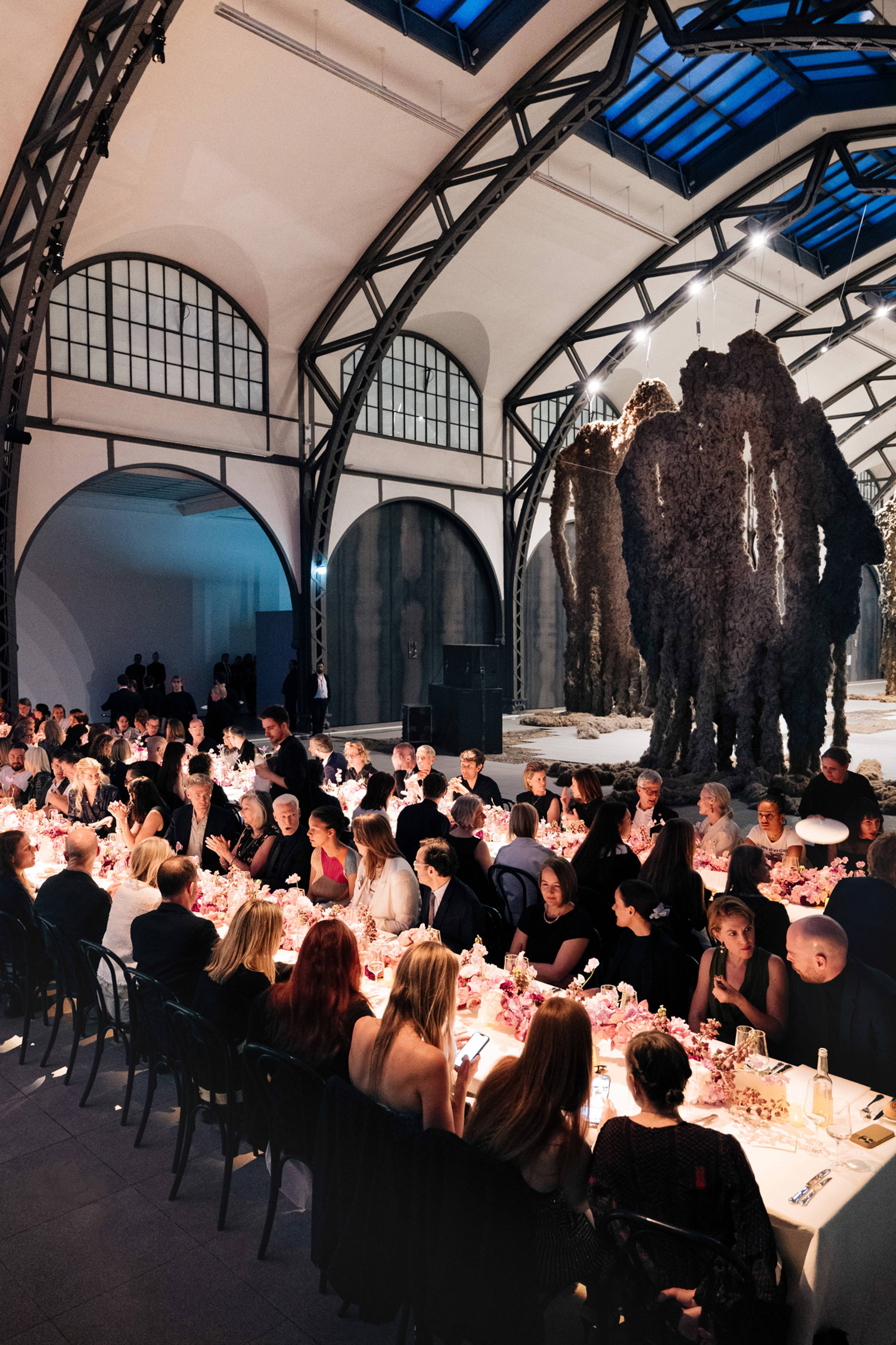 Opening dinner for Klára Hosnedlová, “embrace,” CHANEL Commission, Hamburger Bahnhof