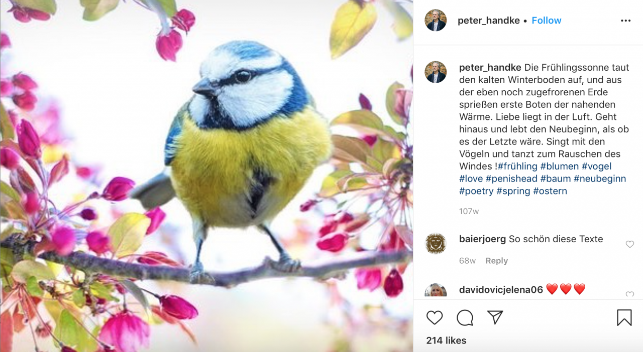 Post by @peter_handke