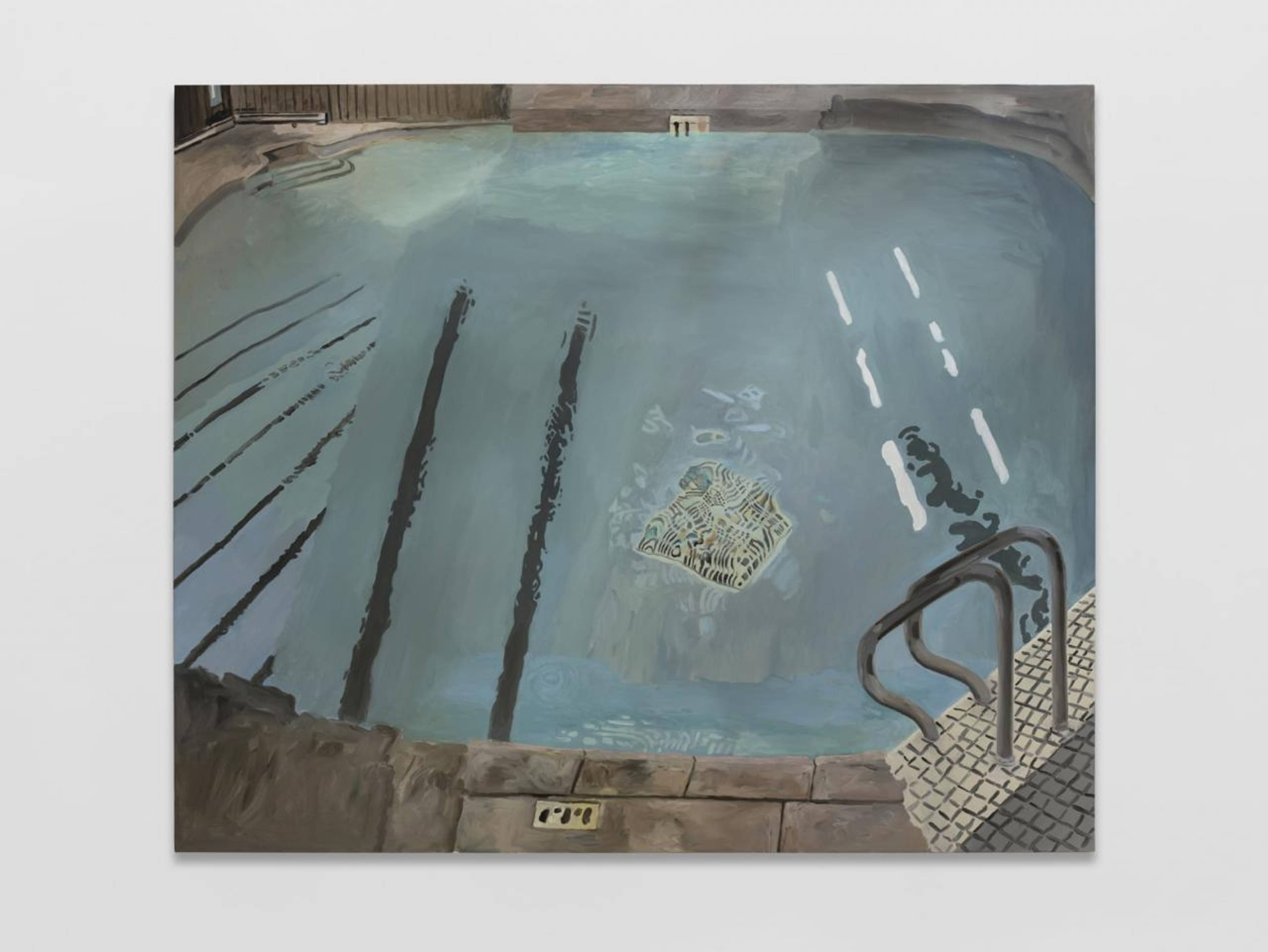 Pool , 2021, Oil on canvas, 177 x 213 cm