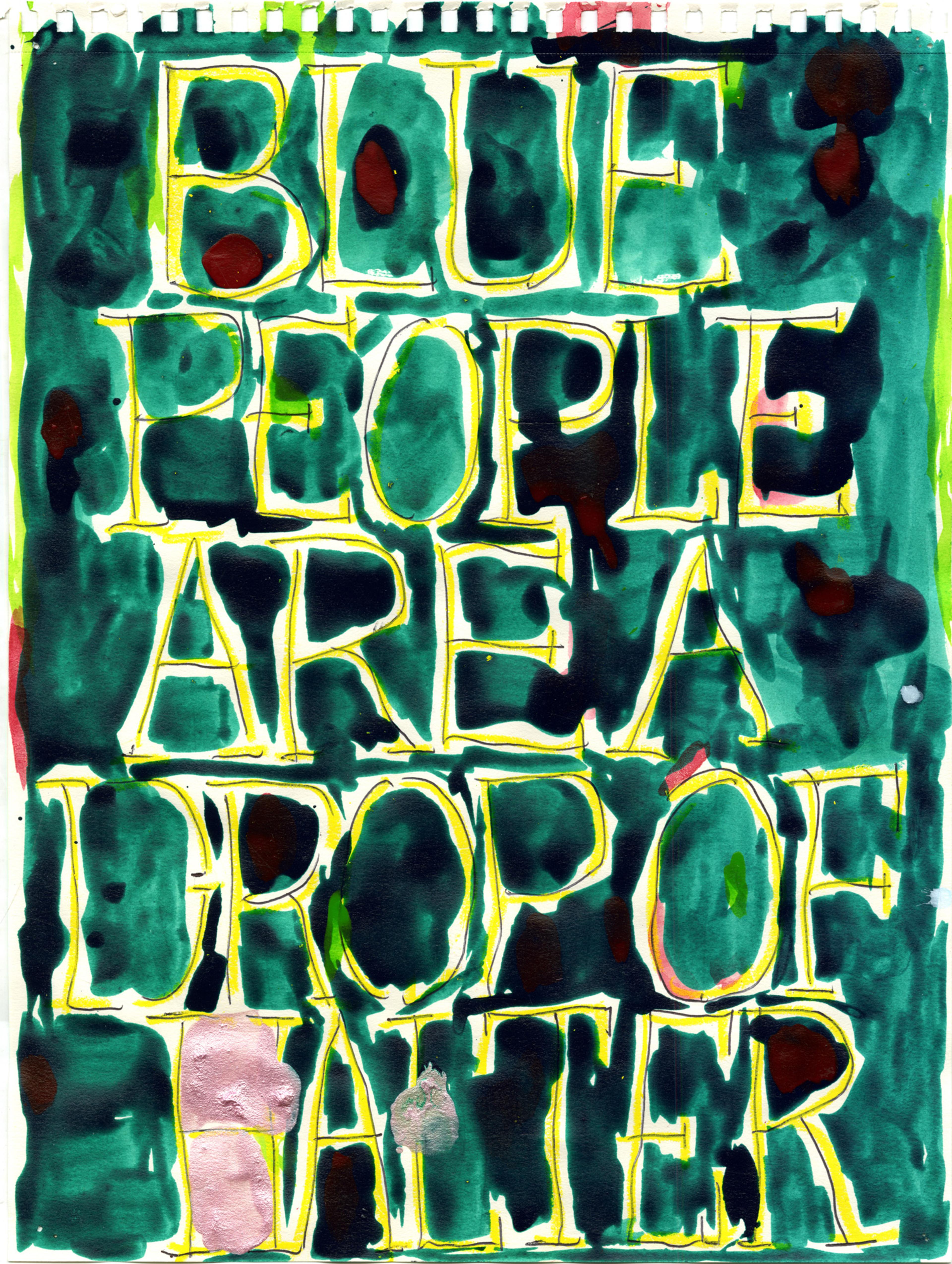 Blue People Are A Drop Of Halter, 2012