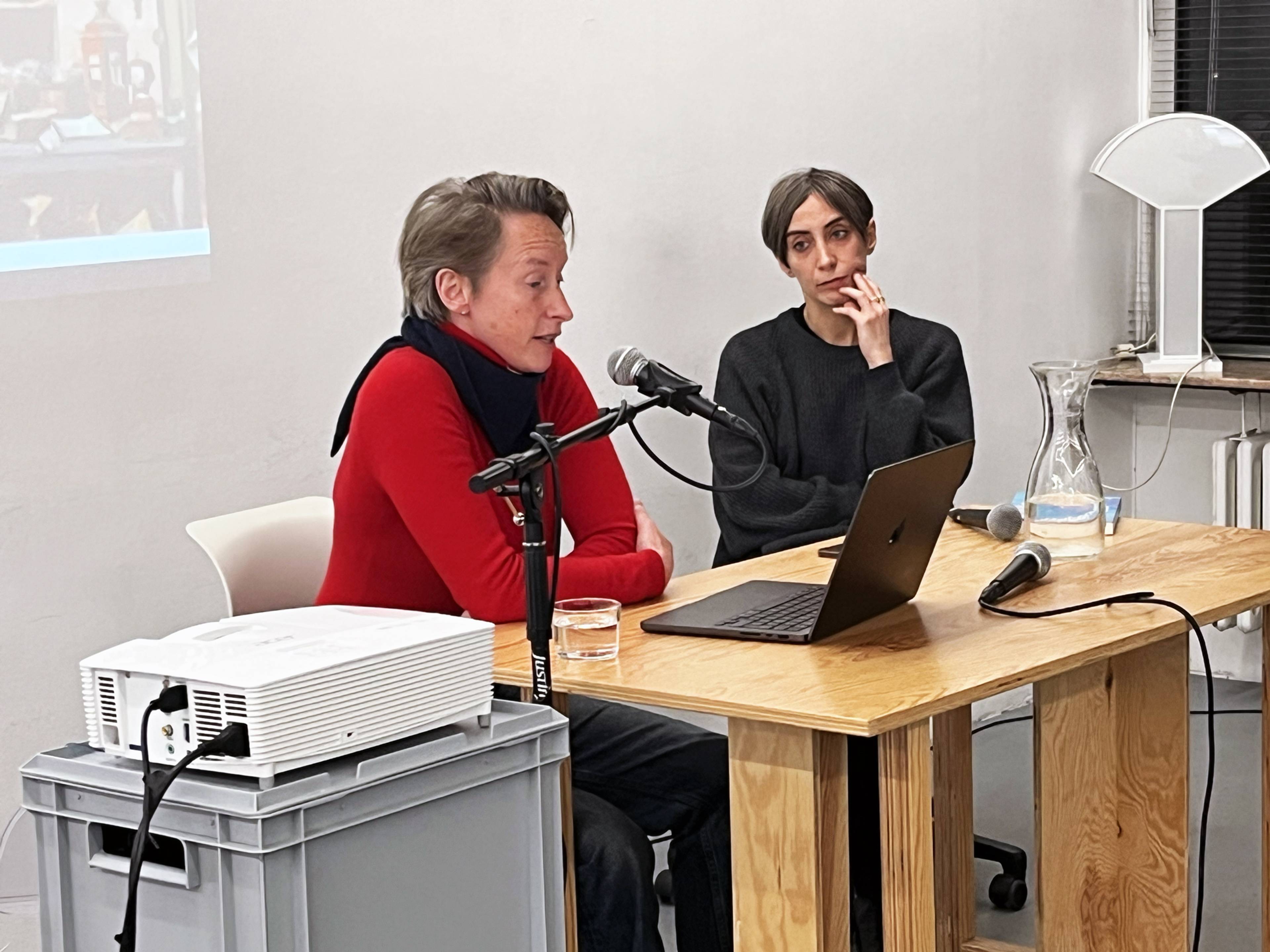 Joanna Walsh and Spike editor Isabella Zamboni