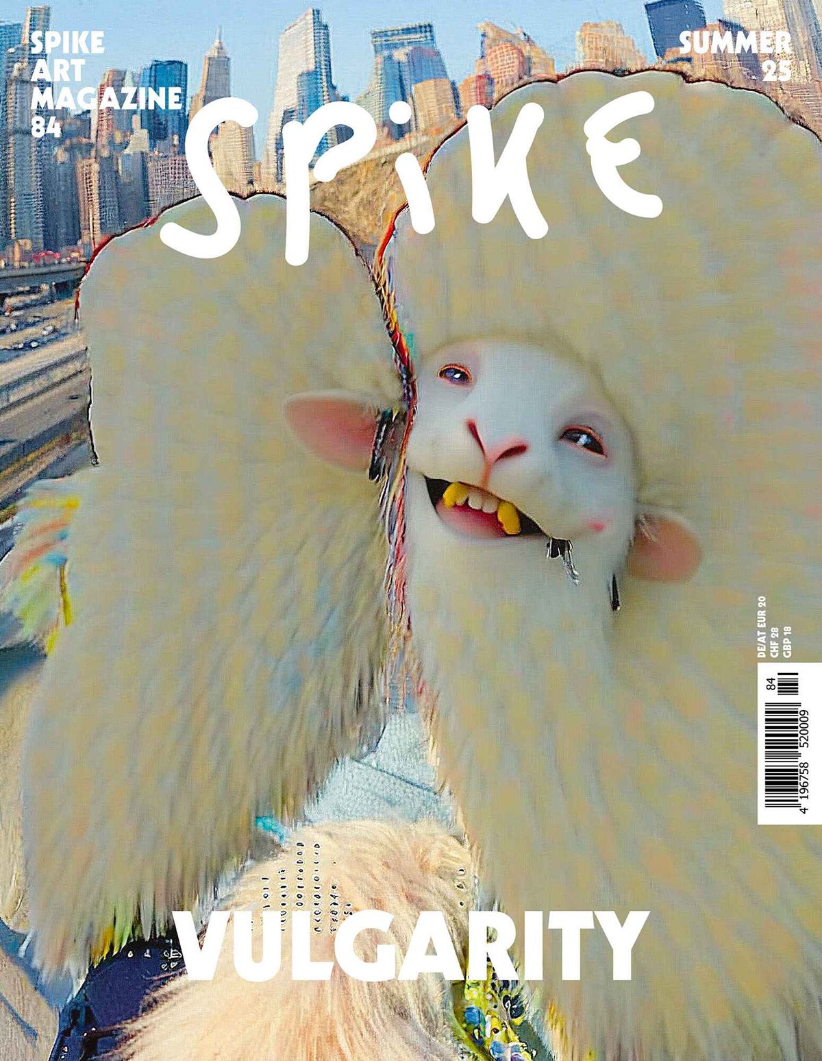 An image for the showcase module titled, "SPIKE #84 – VULGARITY – IS OUT NOW!"
