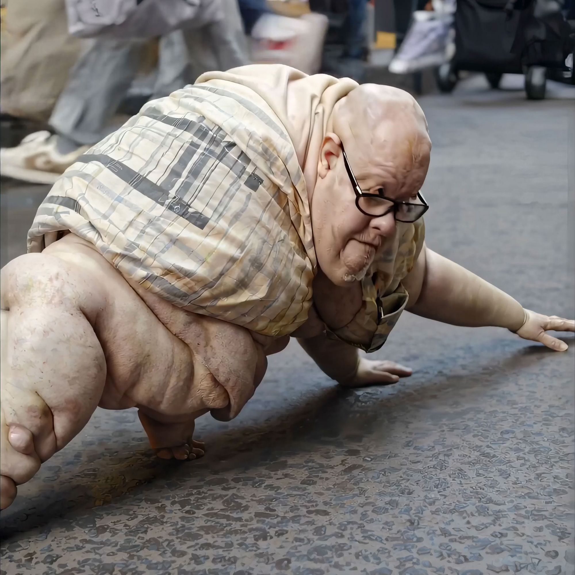 Still from The one-hoof wonder, 2025, Instagram Reel, 7 sec.