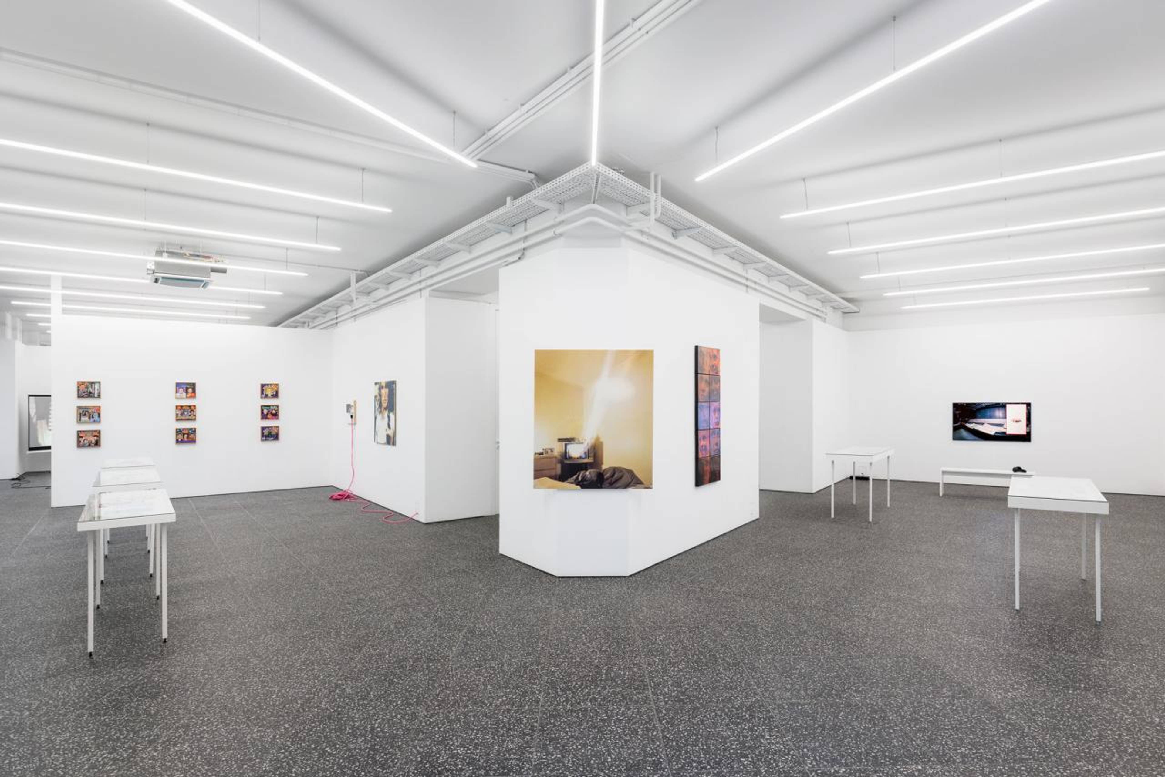 View of “Dowsing,” curated by Nick Irvin, Layr, Vienna, 2023