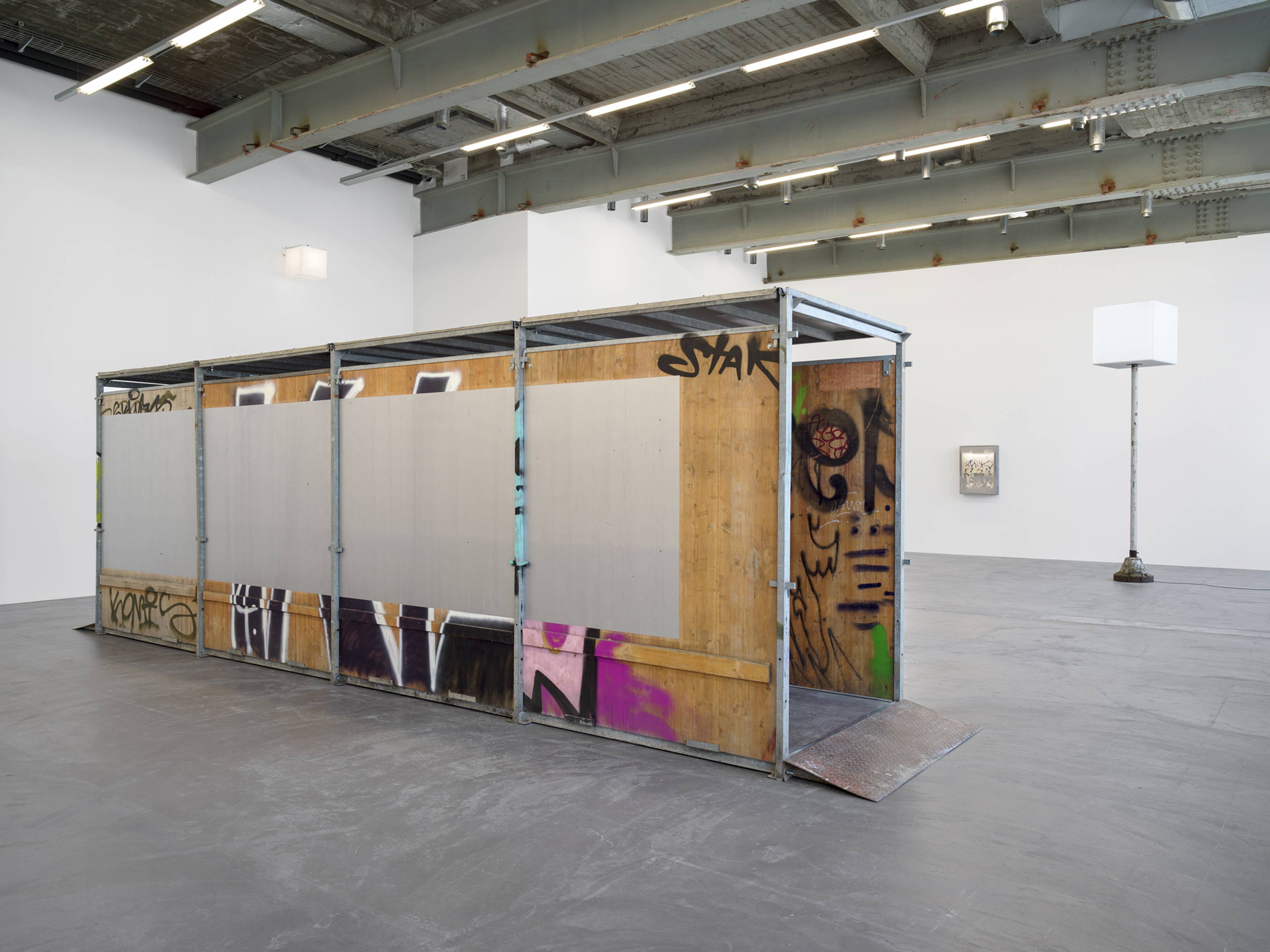 View of Klara Lidén, “Over out und above,” 2025