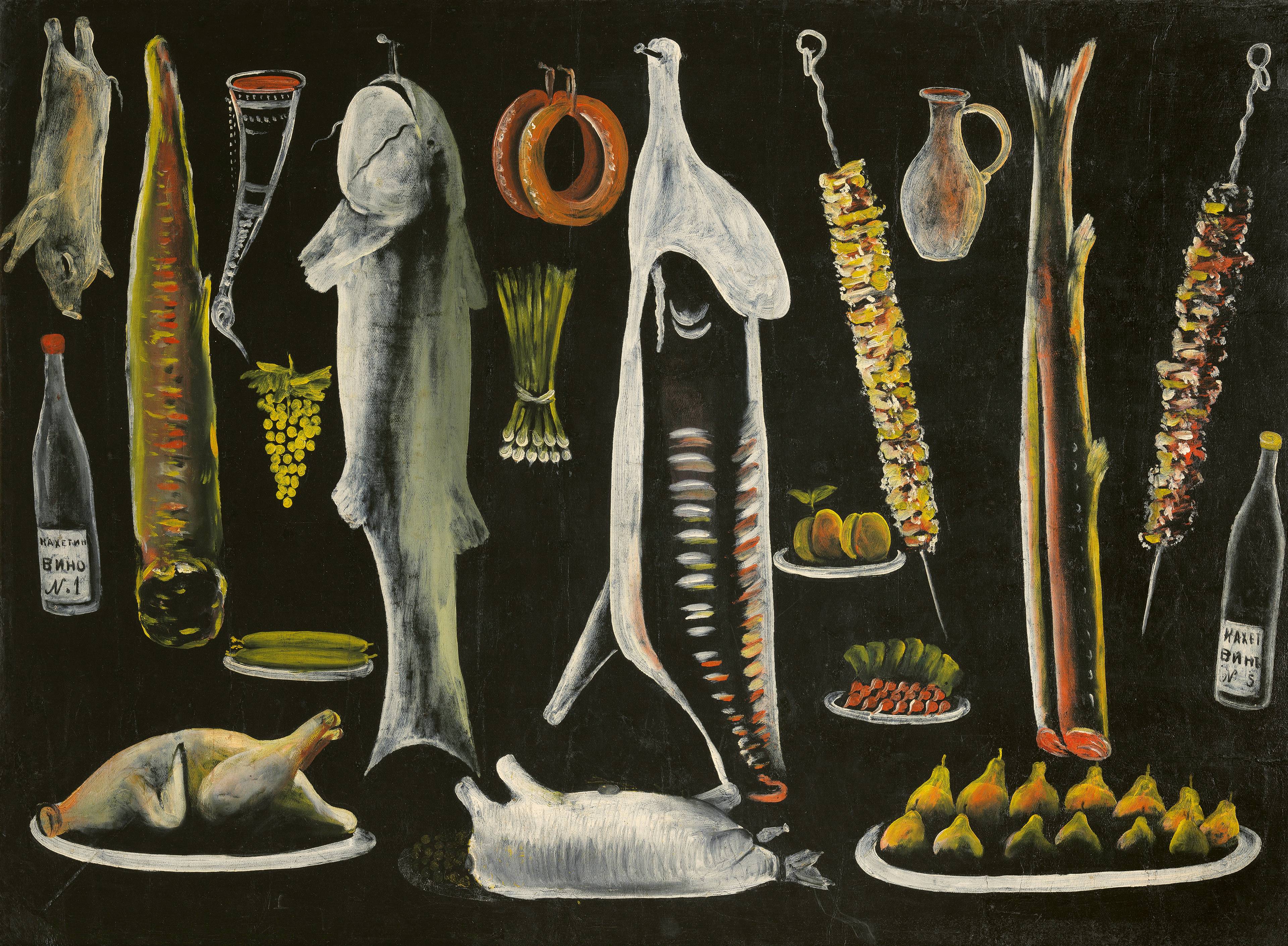 Still Life, n.d., oil on oilcloth, 100.5 x 136.7 cm