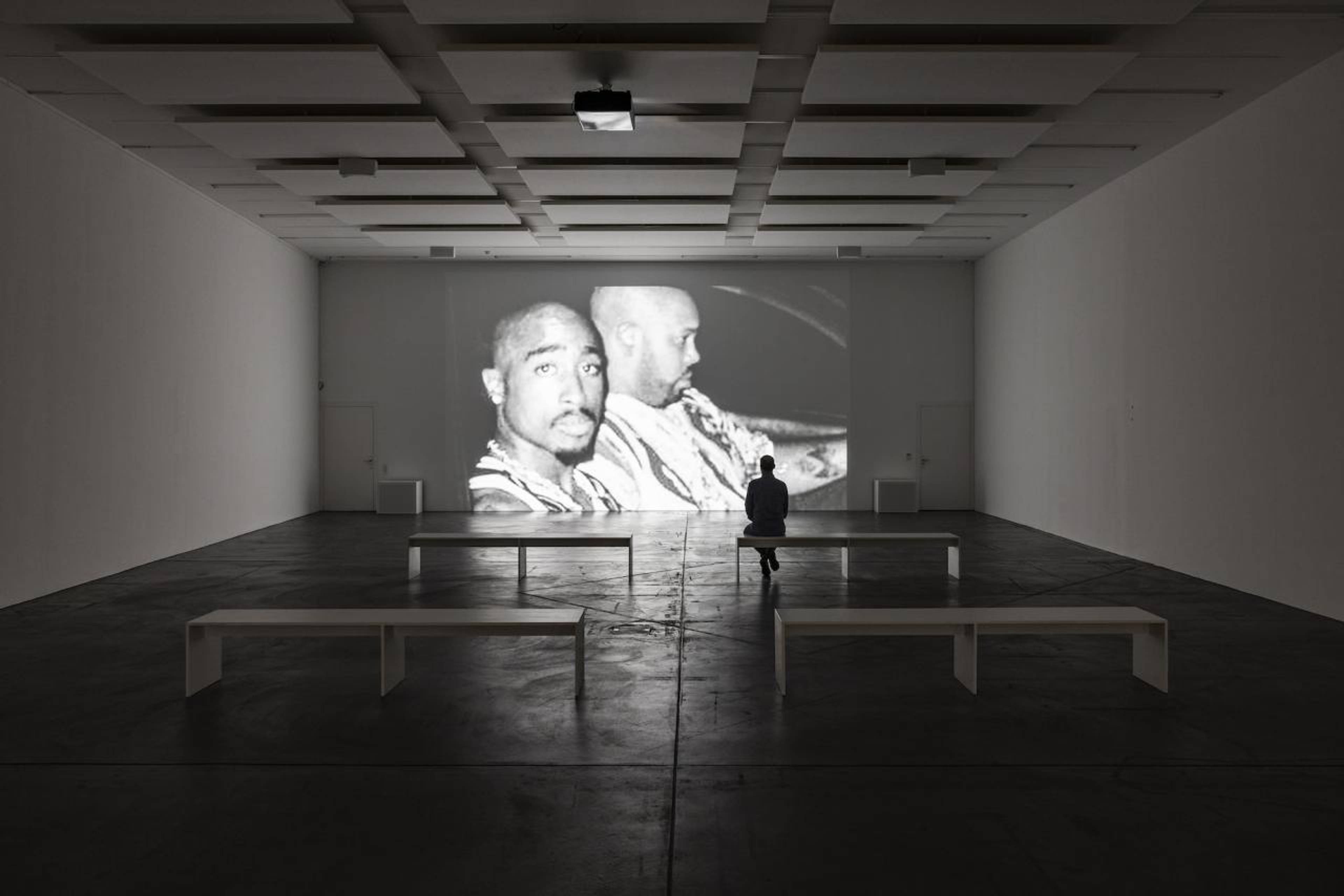 View of “Arthur Jafa: SloPEX,” Luma Westbau, Zurich, 2023