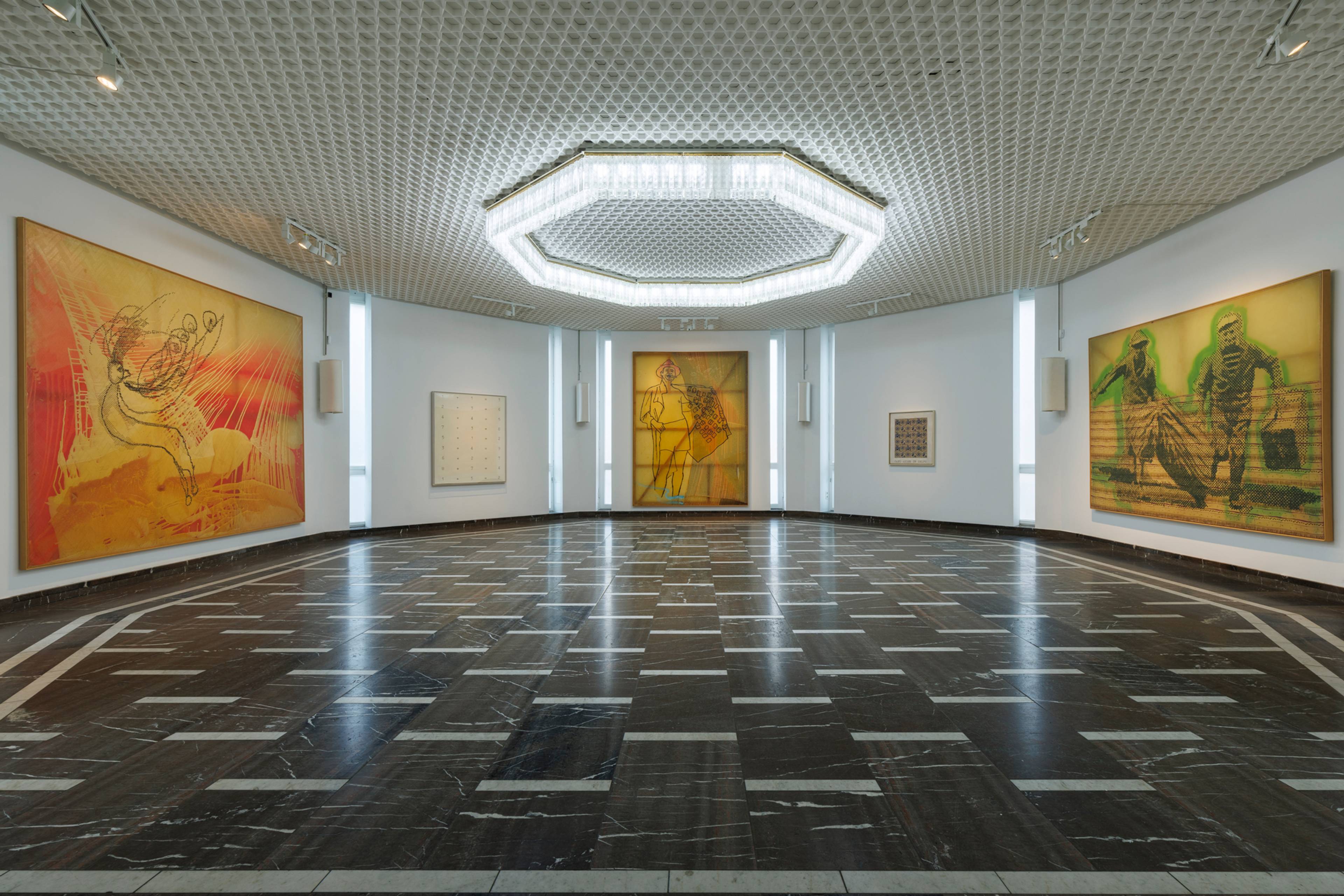 View of Sigmar Polke, Schinkel Pavillon, 2024