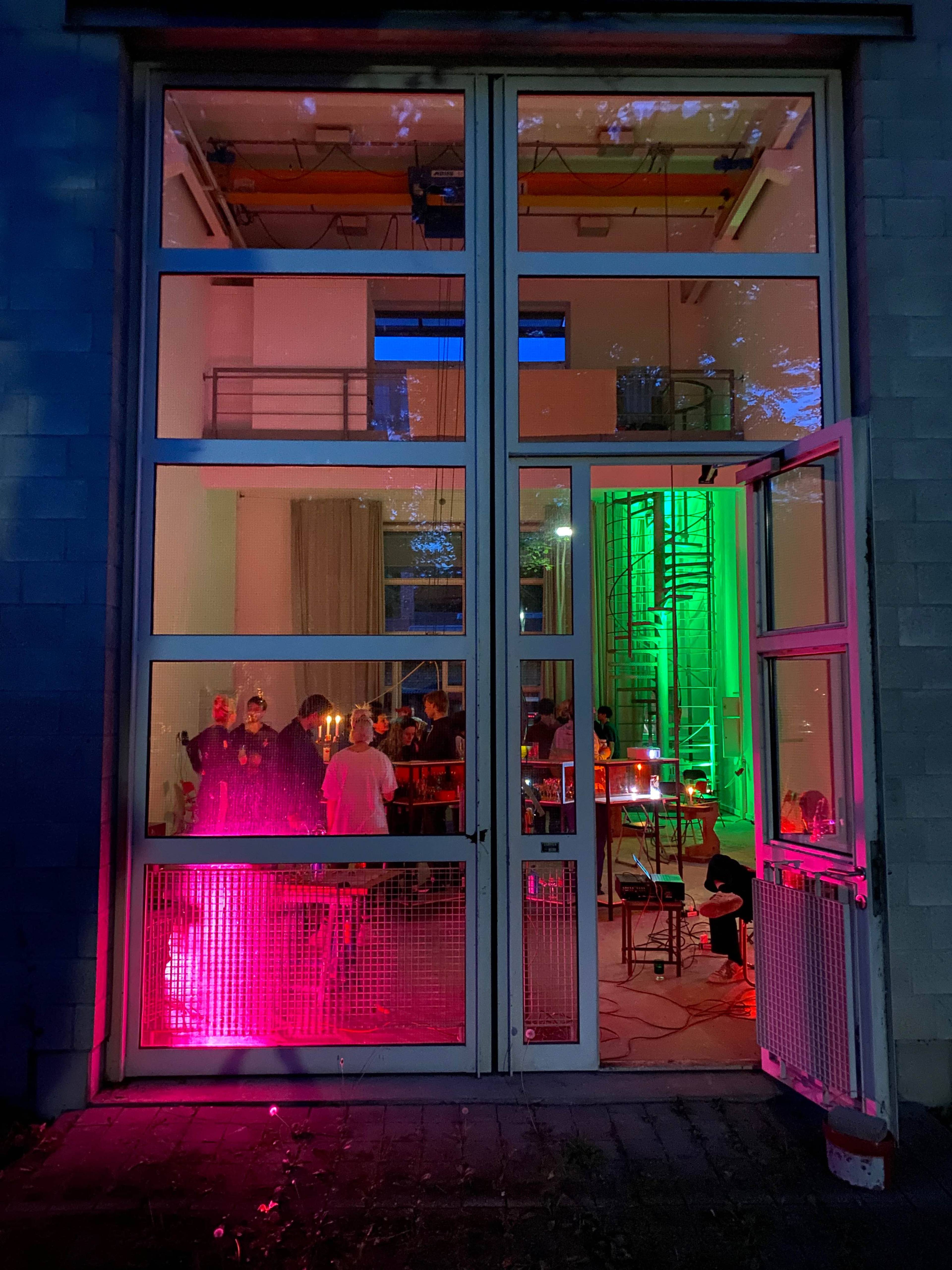 View of “Mittwochsbar IV”, Karlsruhe, 2024