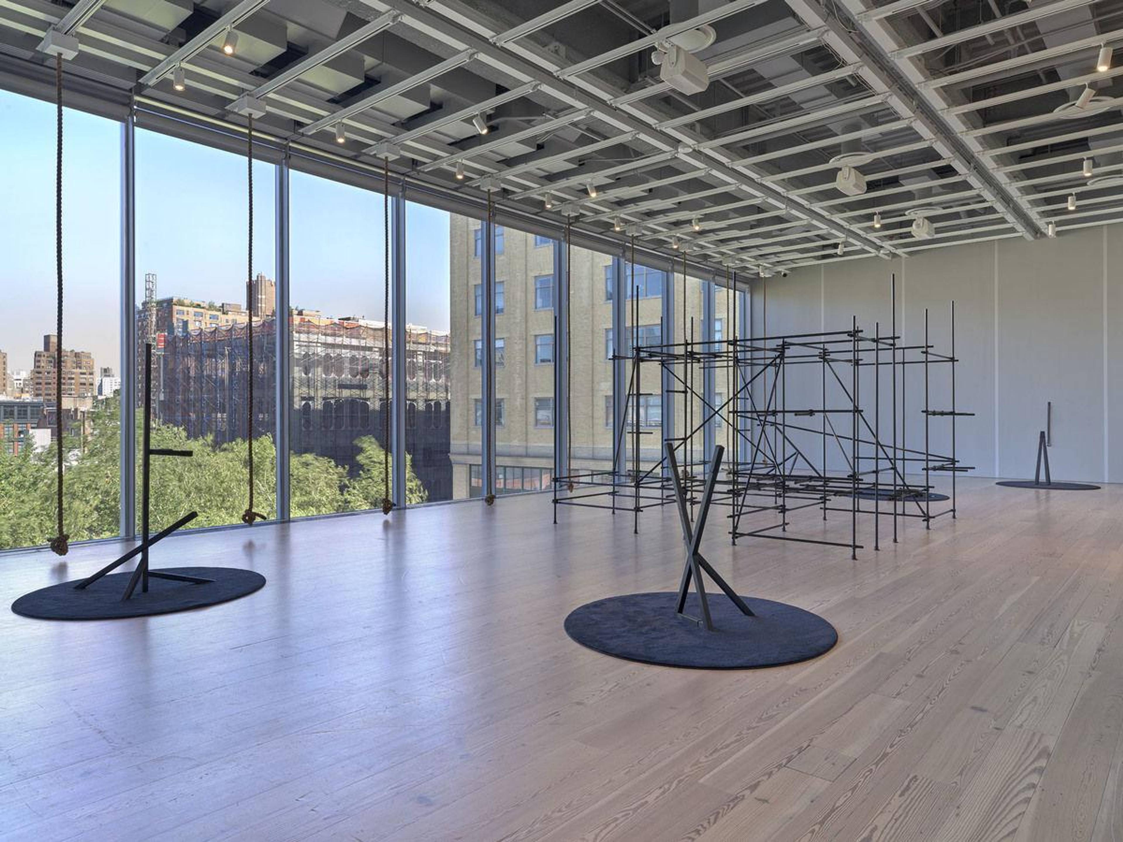 Installation view of the Whitney Biennial 2019 (Whitney Museum of American Art, New York, May 17-September 22, 2019). Photograph by Ron Amstutz