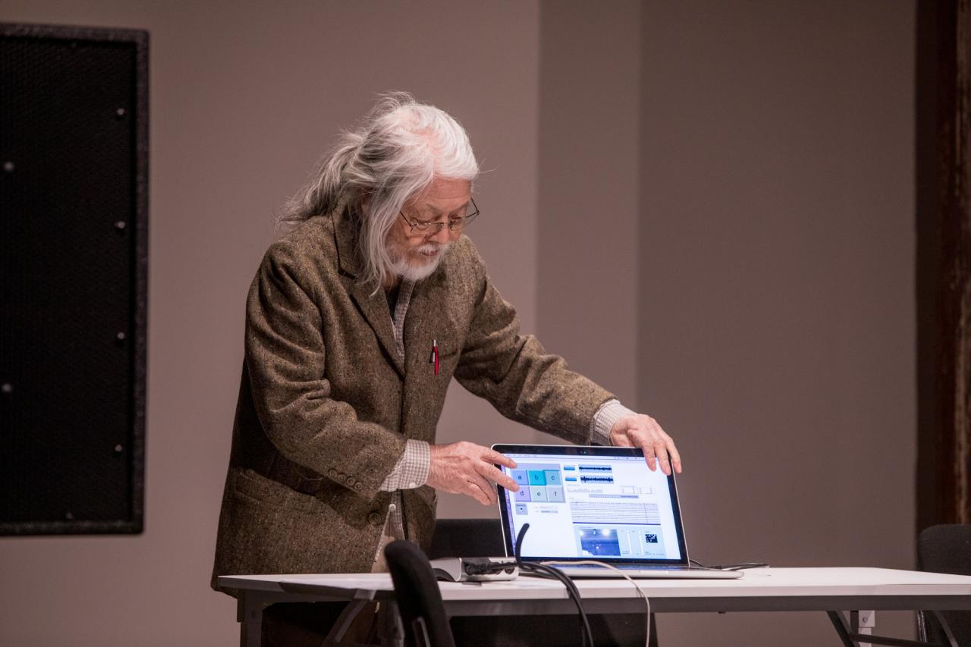 Yasunao Tone: Concert #3, performance documentation, 16 March 2023, Artists Space, New York.