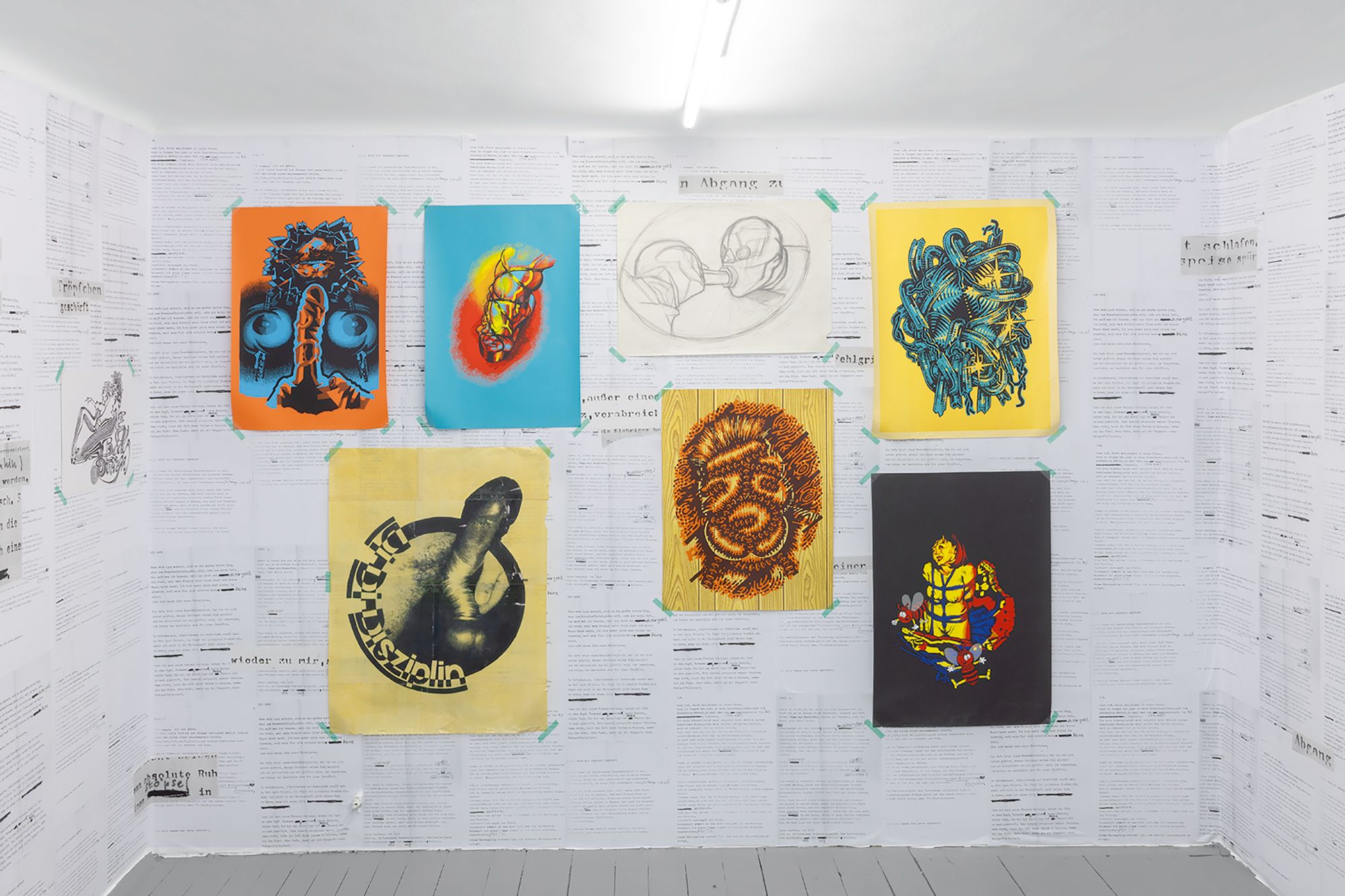 View of “The Depressiva Revolutions,” EXILE, Vienna, 2025