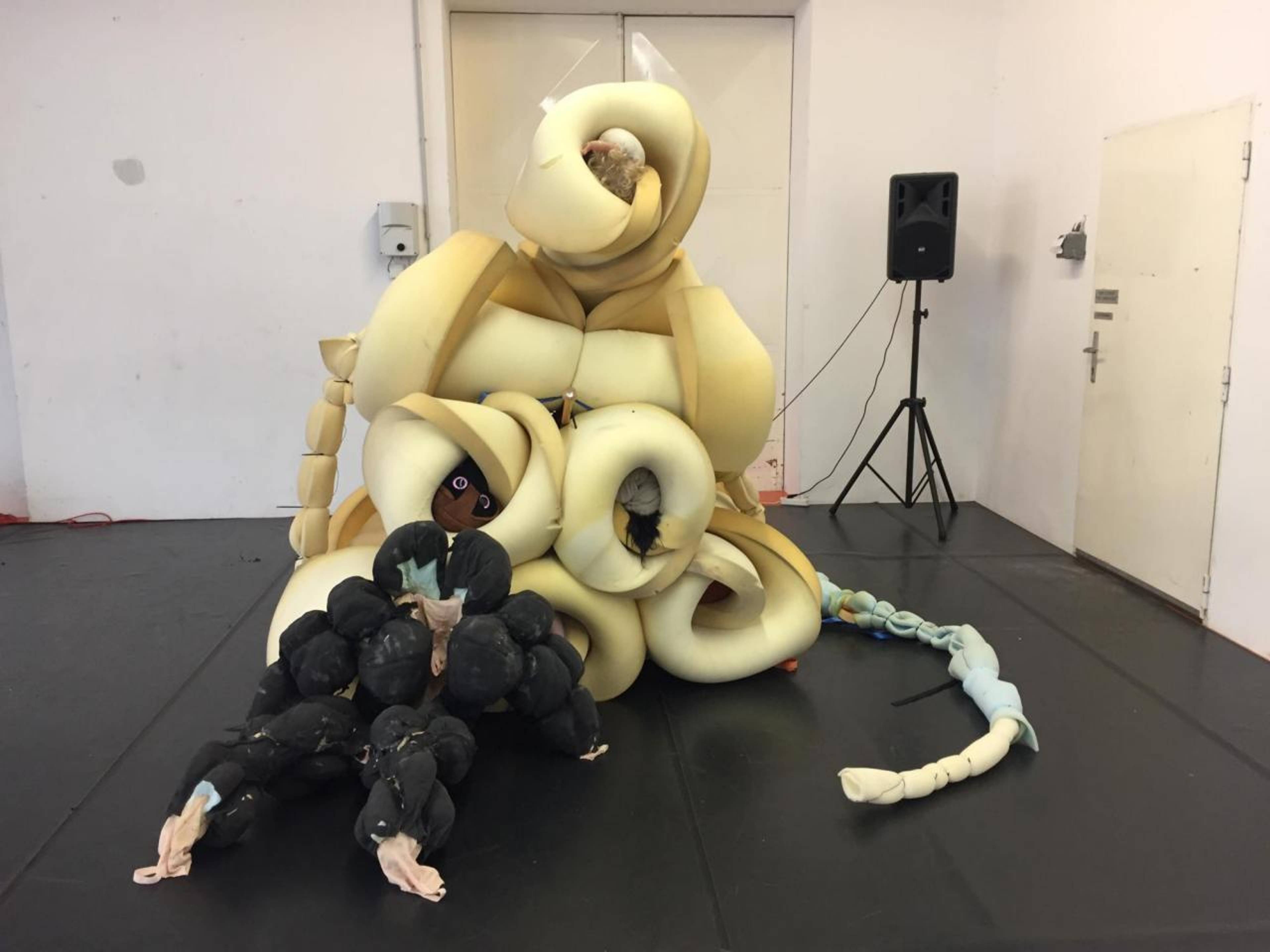 Behind the scenes of That Rant and Rave , 2020. Courtesy: the artist