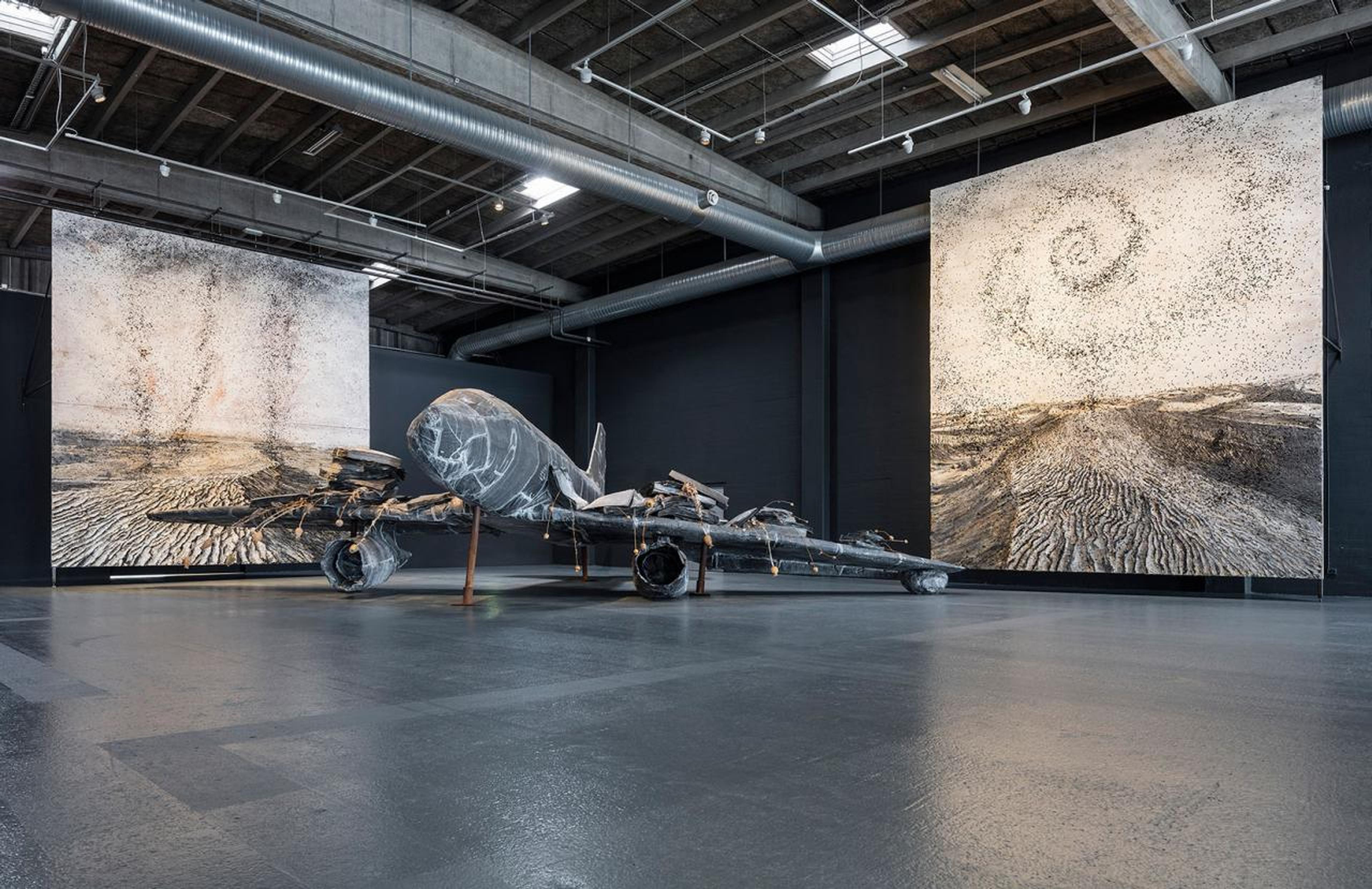 Anselm Kiefer For Louis-Ferdinand Céline: Voyage au bout de la nuit, installation view at Copenhagen Contemporary 2017