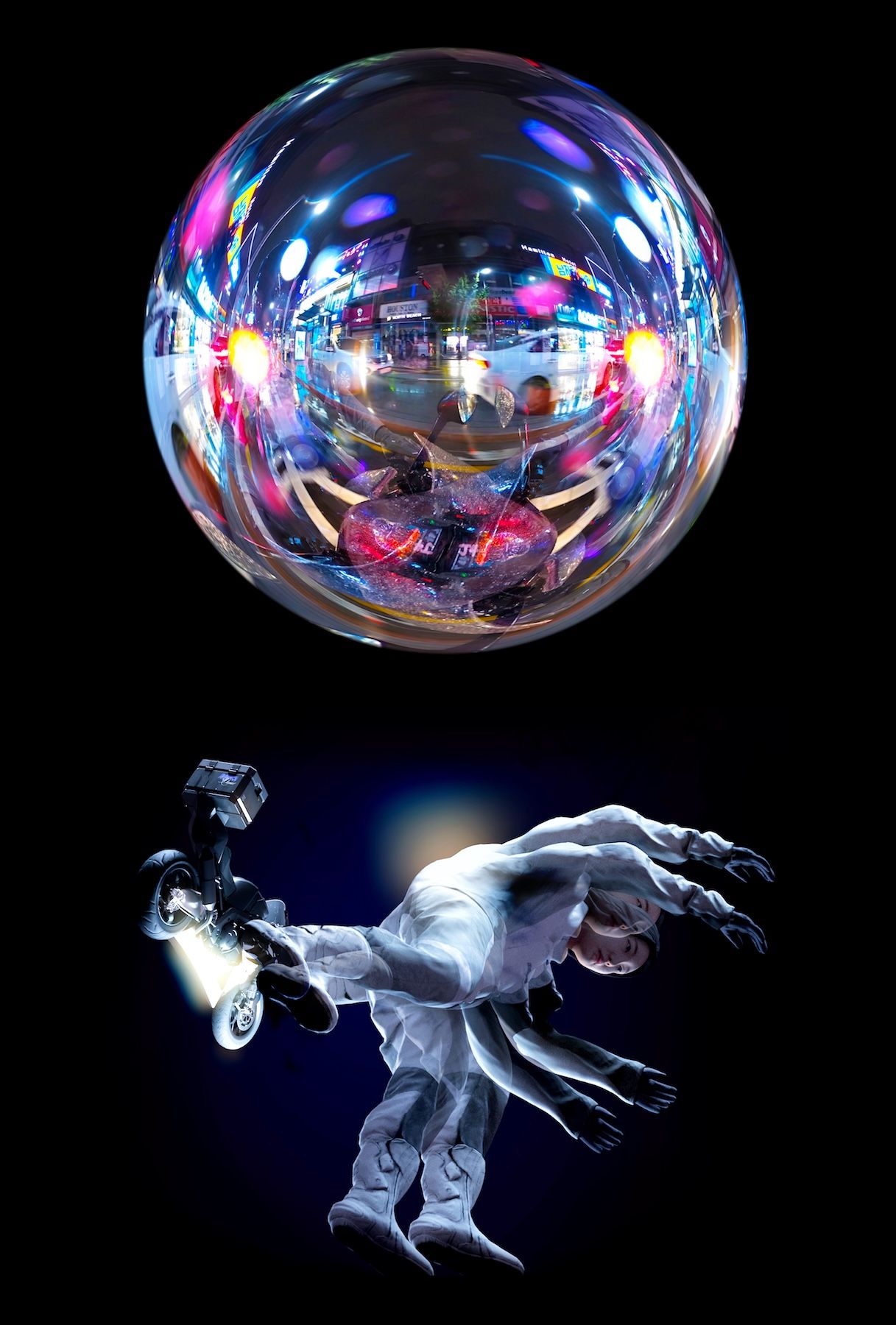 Ayoung Kim, Delivery Dancer’s Sphere, 2022, Video-Still