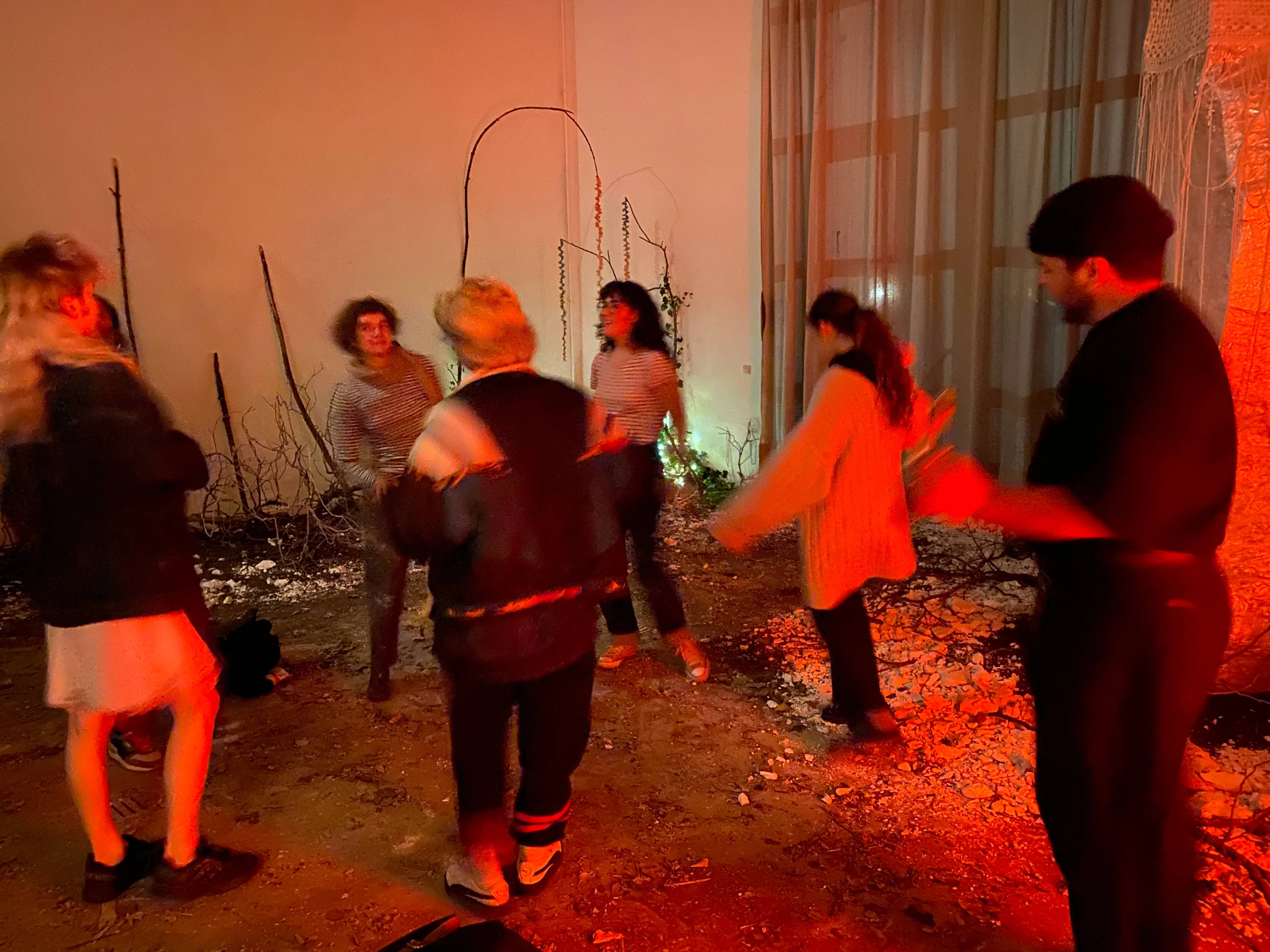 View of “Mittwochsbar V” at Kunstakademie Karlsruhe, 2024