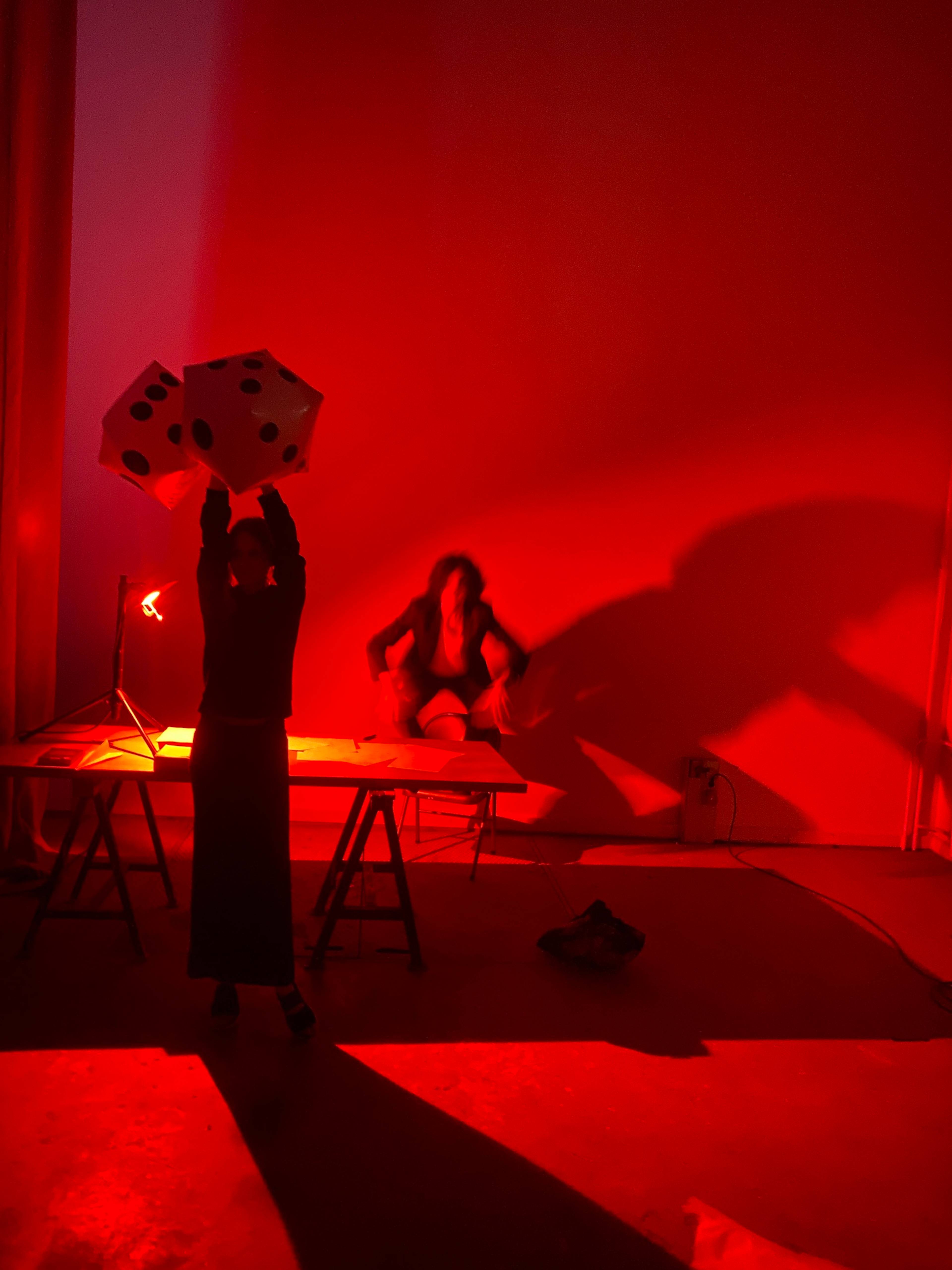 View of “Multisensory Dreams: Luminous Domes and Vibrant Phantoms”, Kunstakademie Karlsruhe, 2024