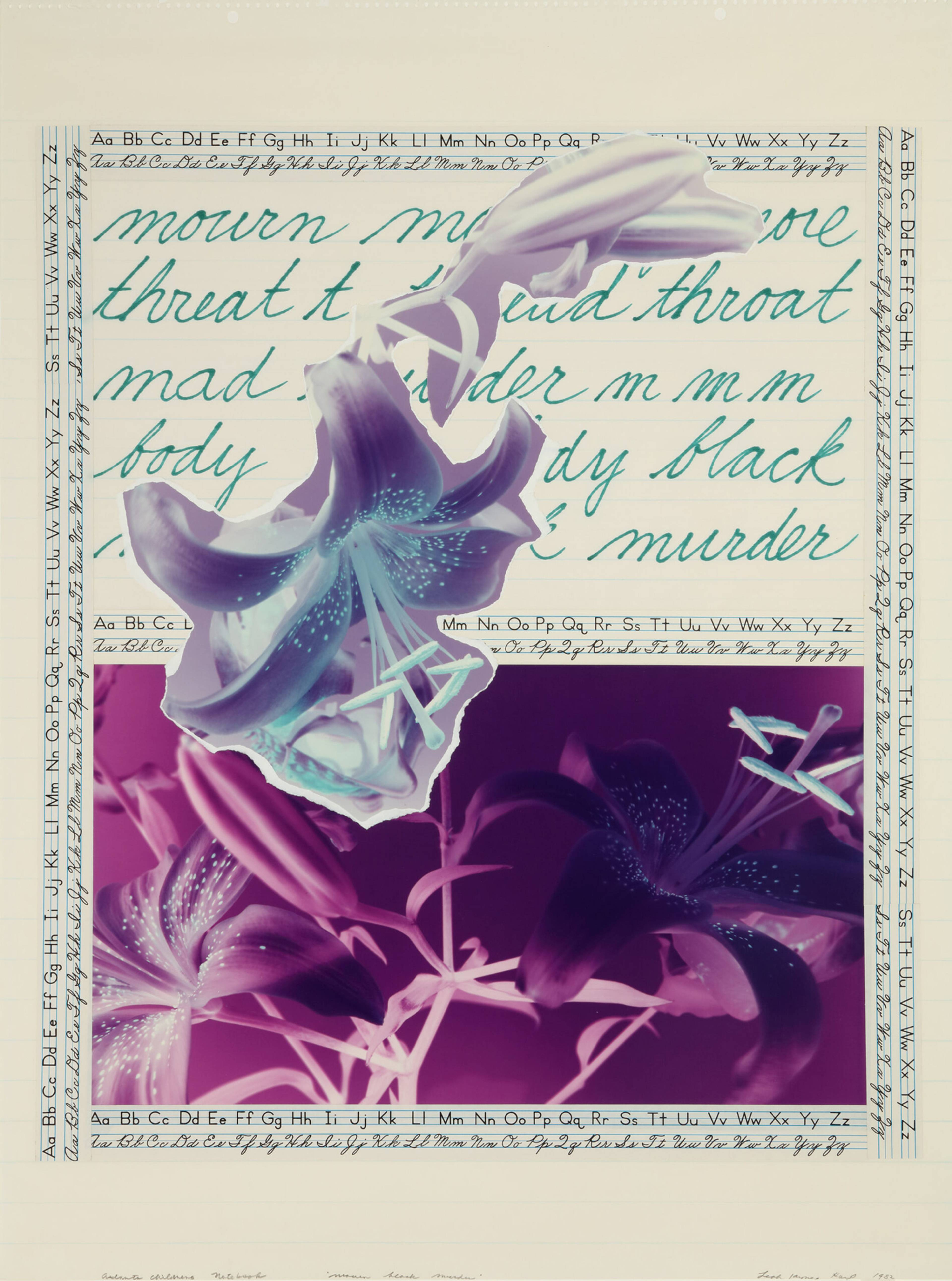 Leah Jaynes Karp, Mourn Black Murder, 1982