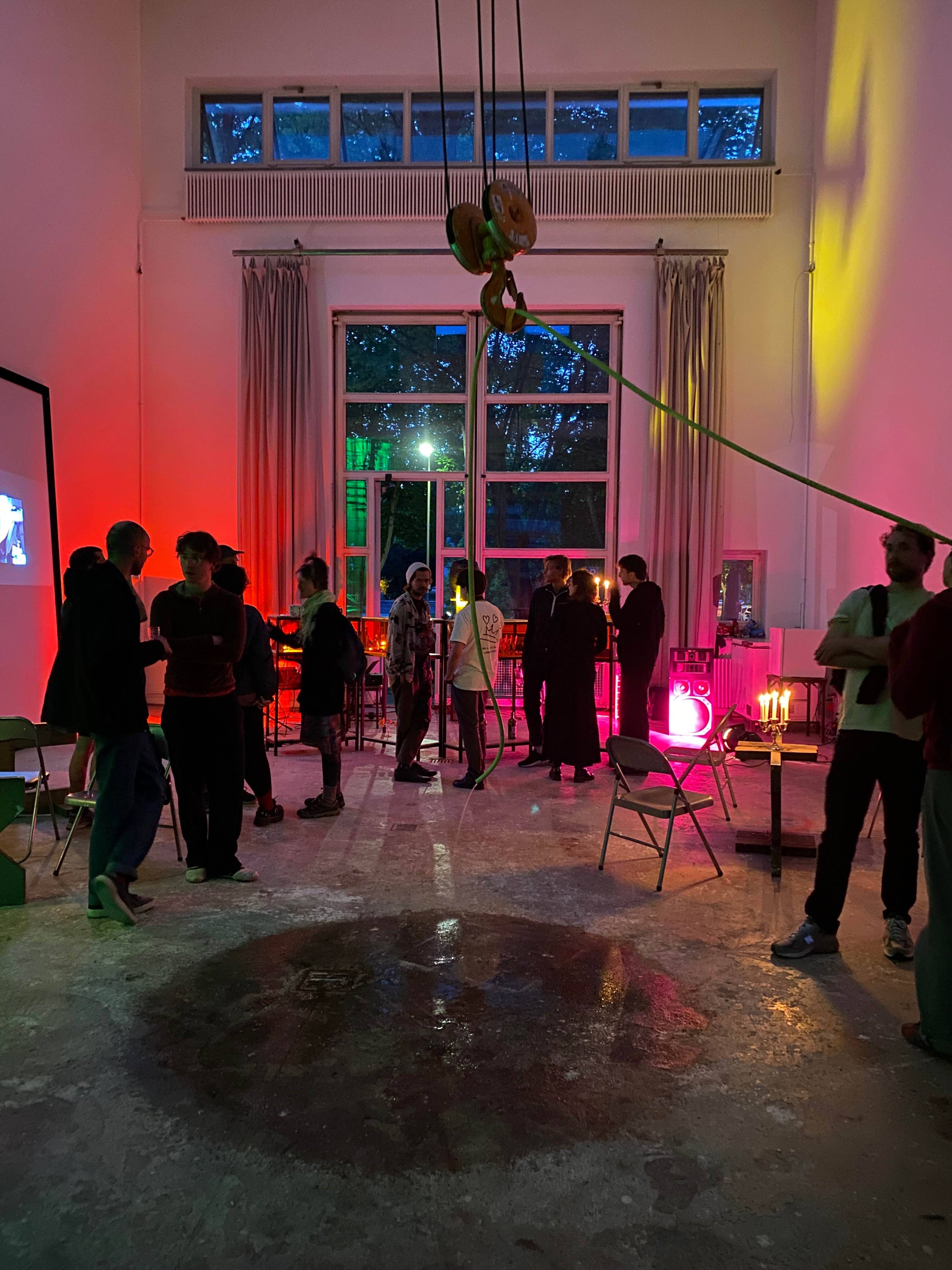 View of “Mittwochsbar IV”, Karlsruhe, 2024