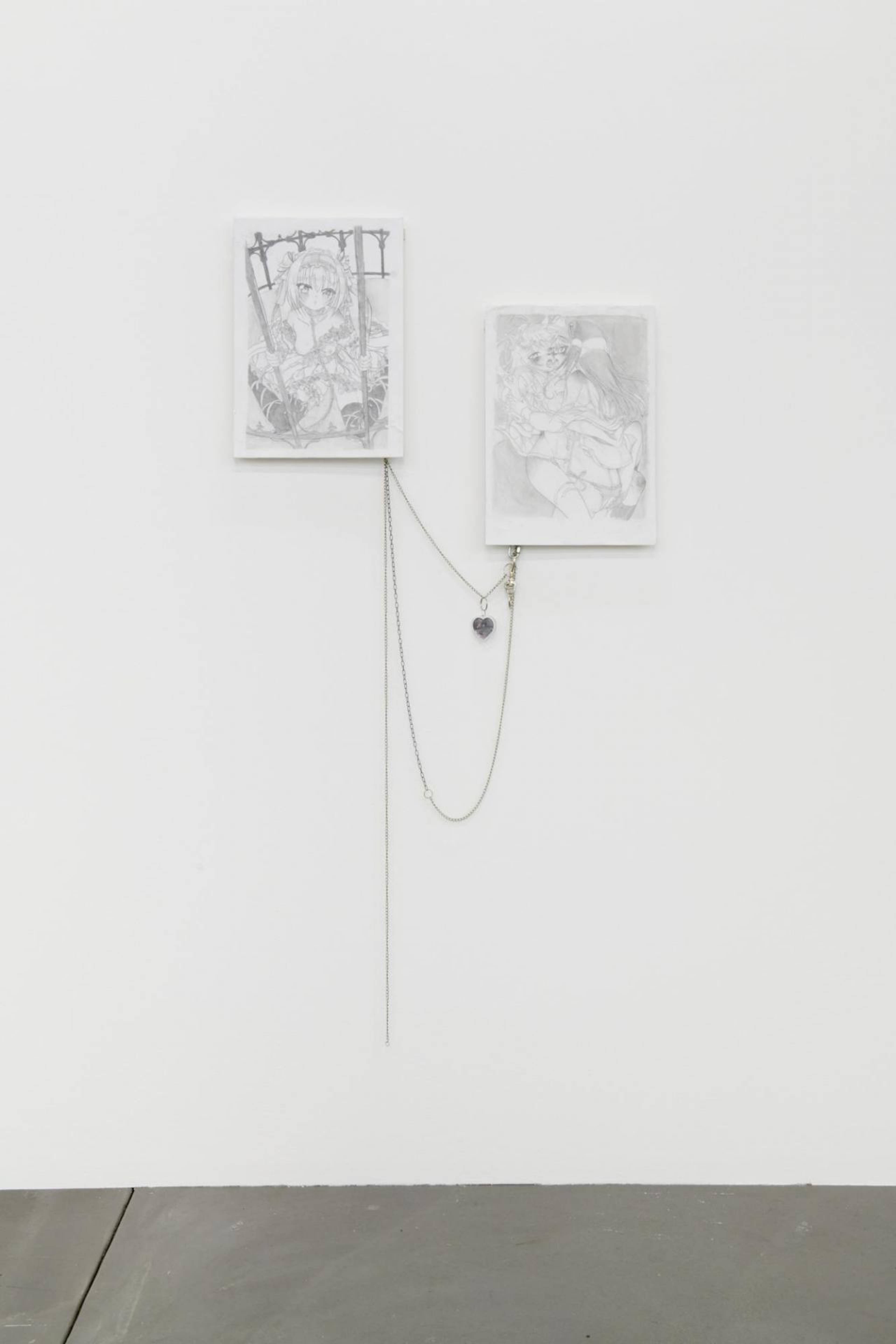 Installation view, Amanda del Valle, 2021-2022, Kunsthalle Friart Fribourg