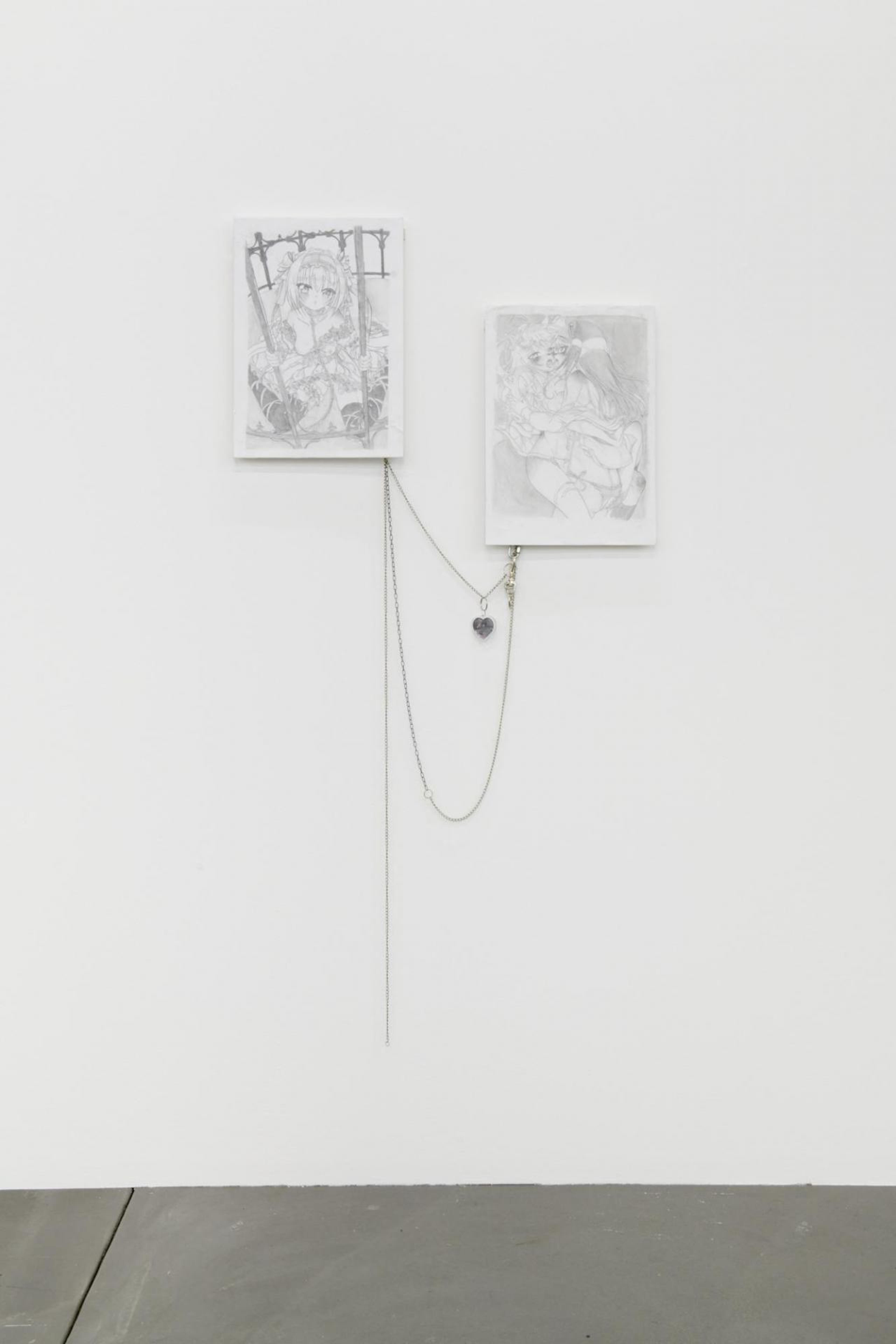 Installation view, Amanda del Valle, 2021-2022, Kunsthalle Friart Fribourg