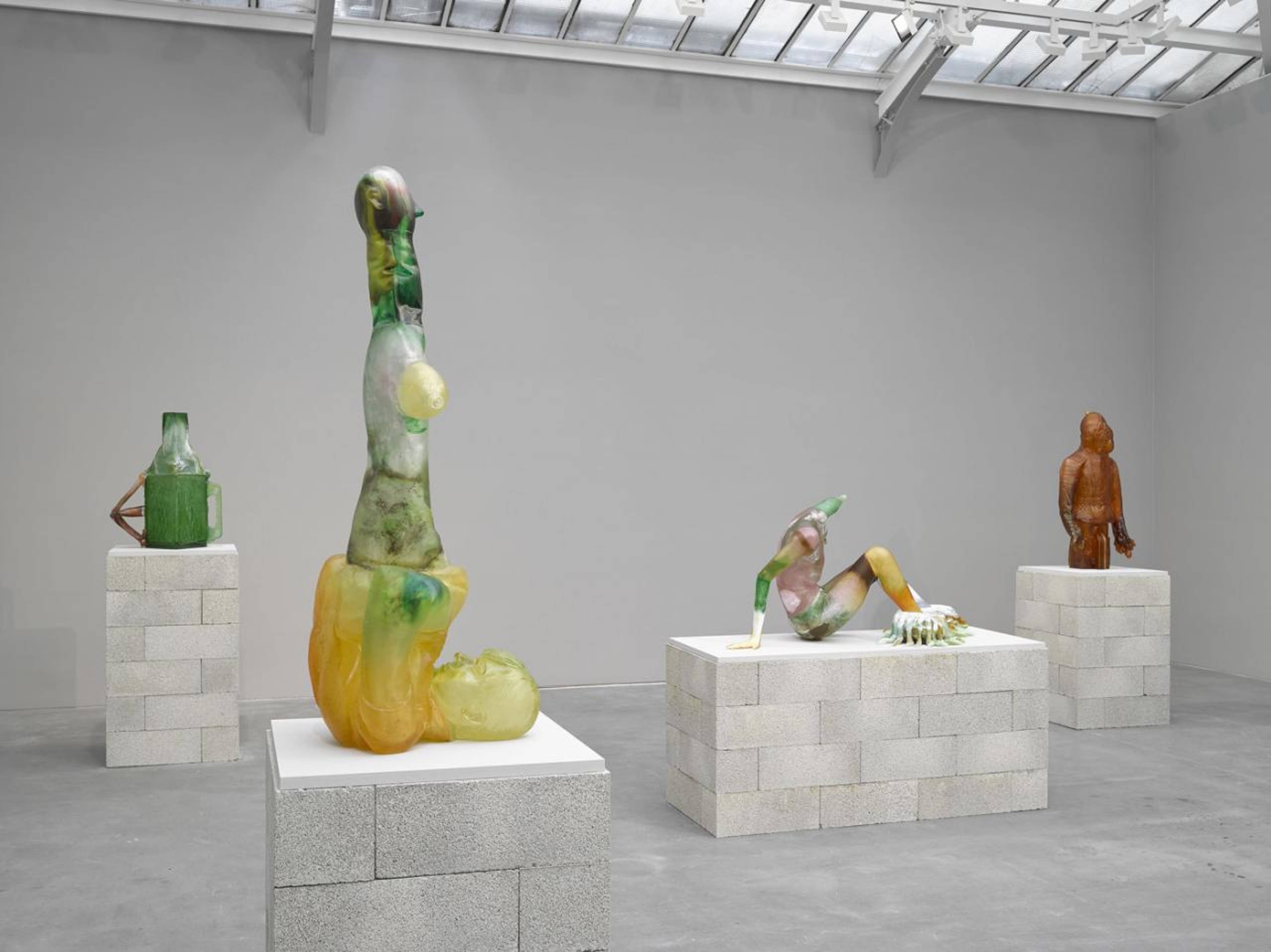 View of Andra Ursuța, “Void Fill,” David Zwirner, Paris, 2021