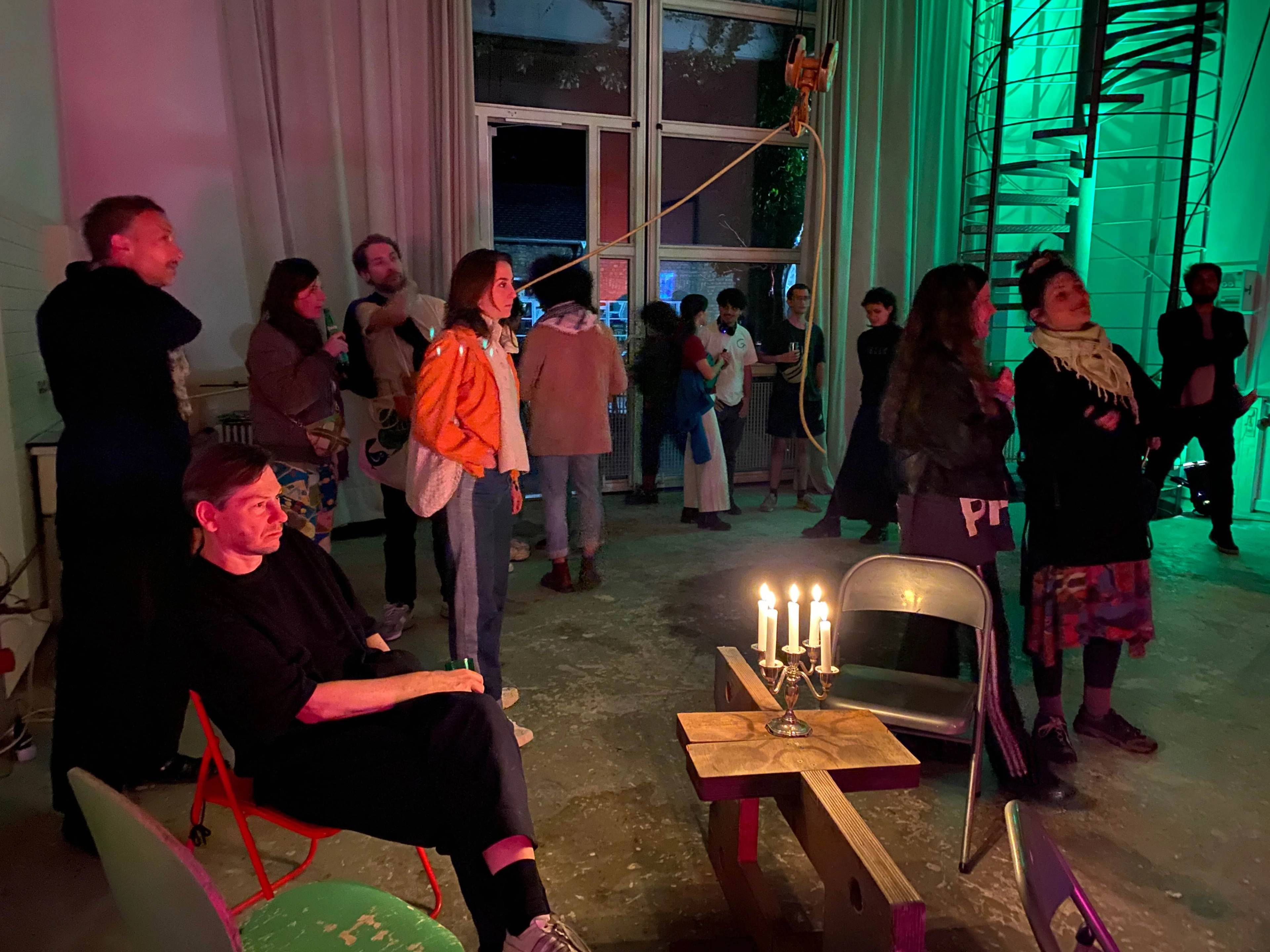 View of “Mittwochsbar IV”, Karlsruhe, 2024