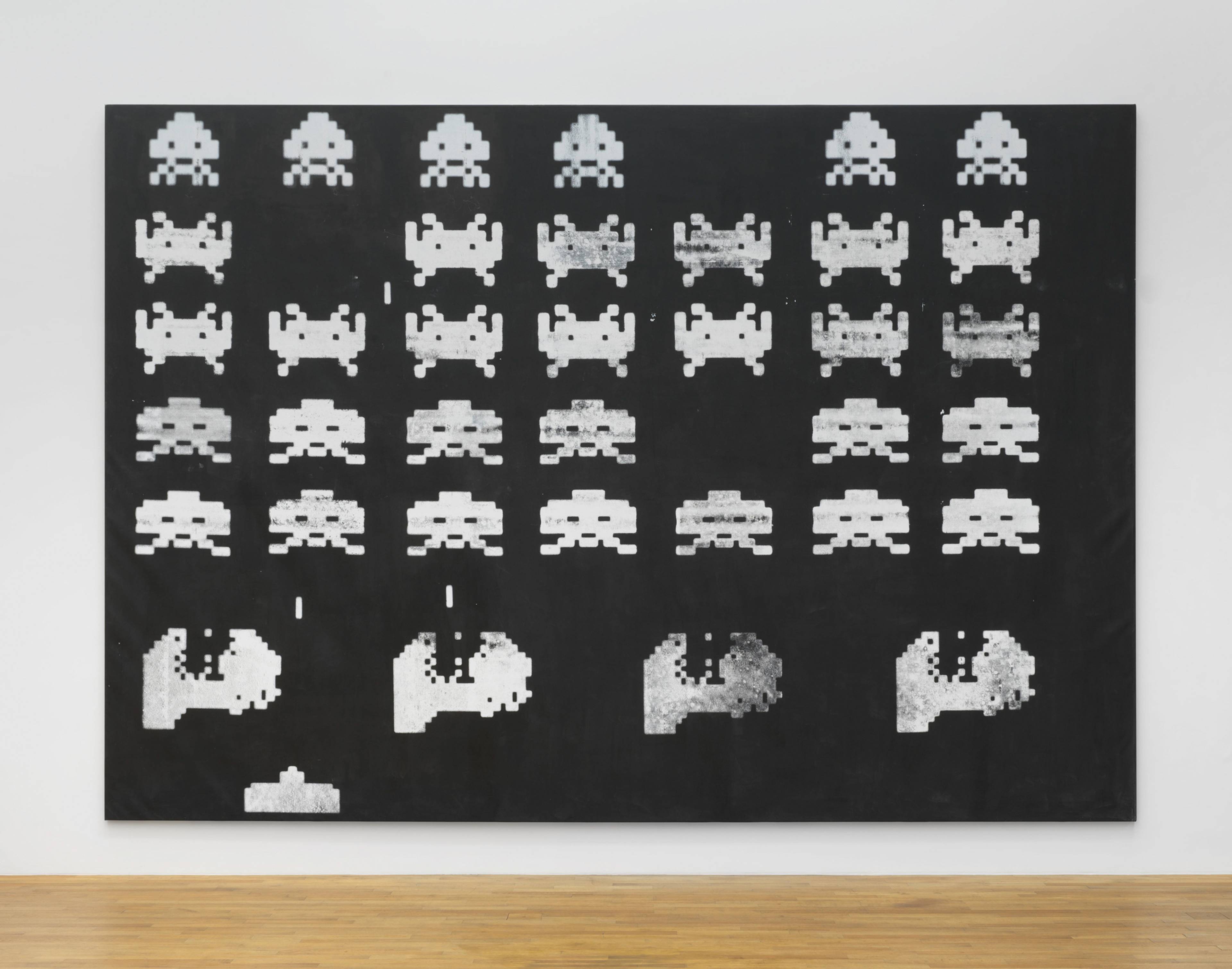 Michel Majerus, Space Invaders 1, 2002