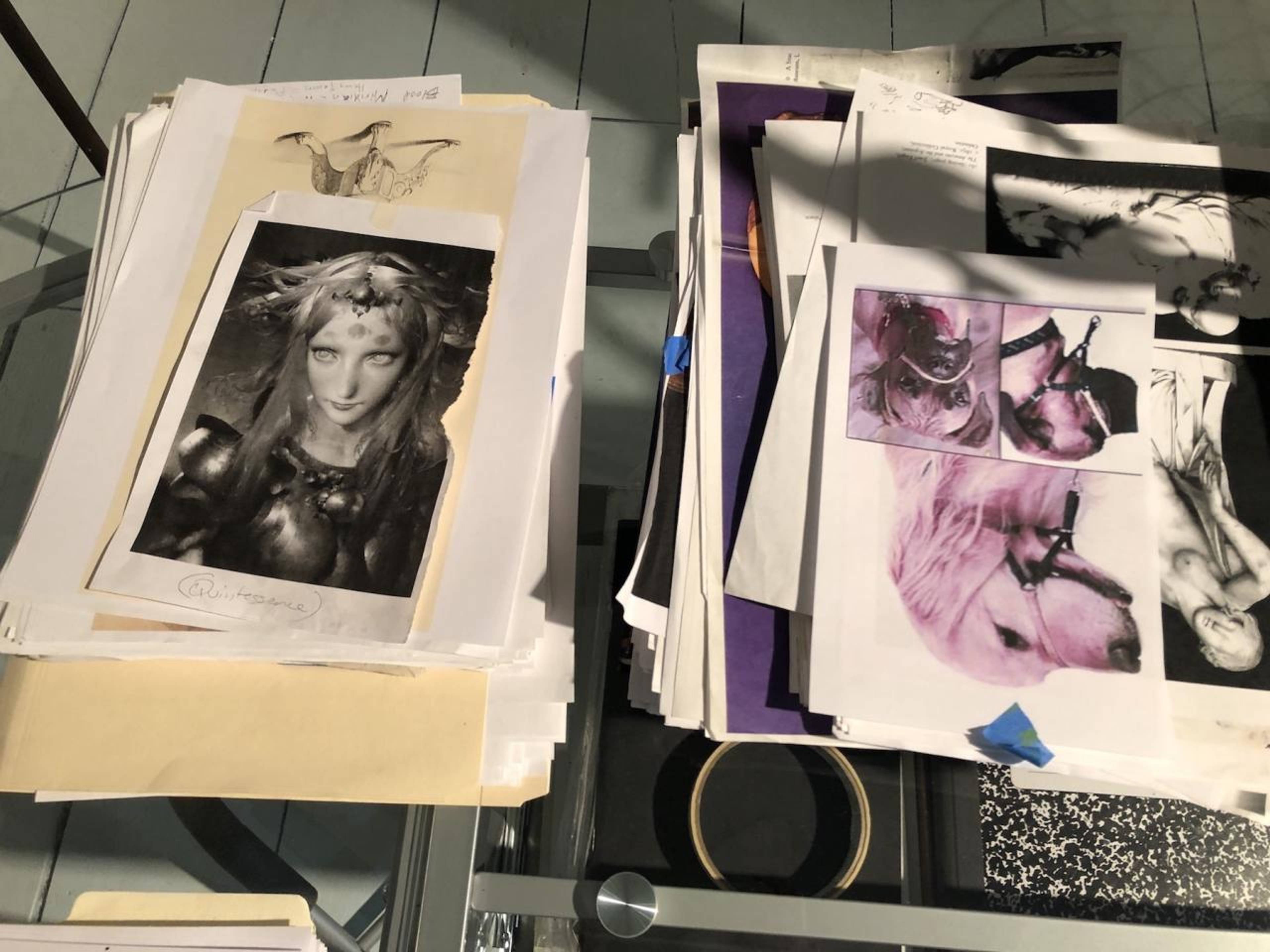 In Kye Christensen-Knowles' studio