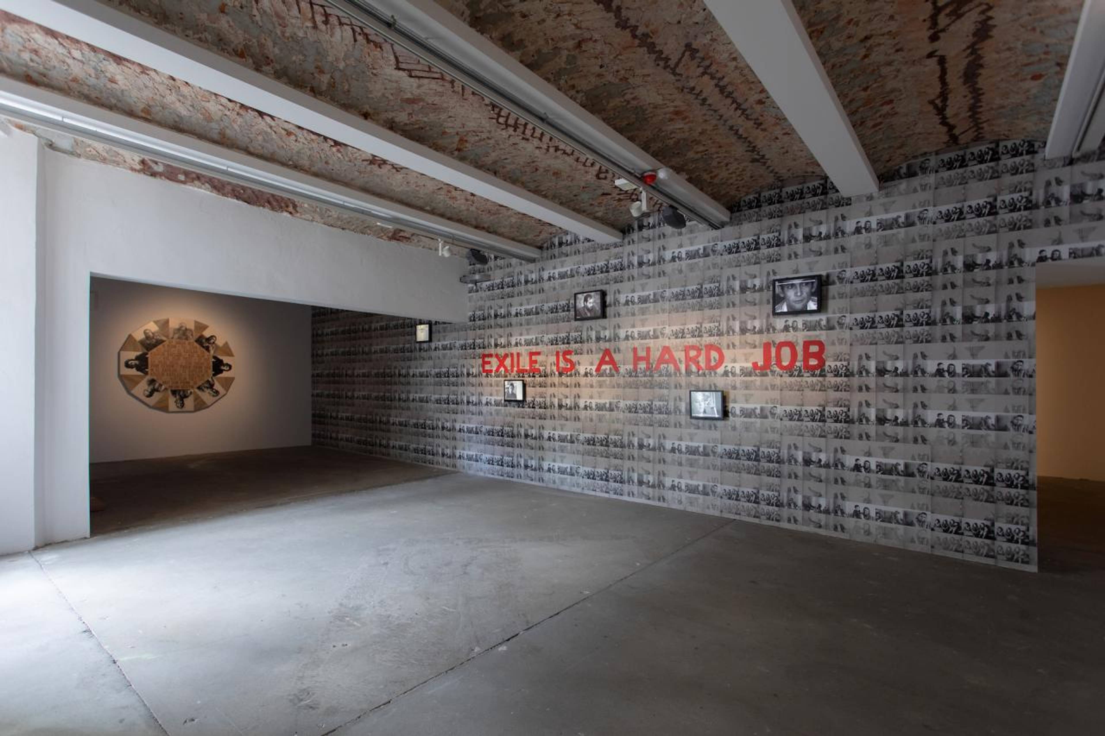 Nil Yalter, Exile Is A Hard Job , 1983/2022. Installation view, 12th Berlin Biennale, Hamburger Bahnhof, 2022, Berlin. Photo: Silke Briel