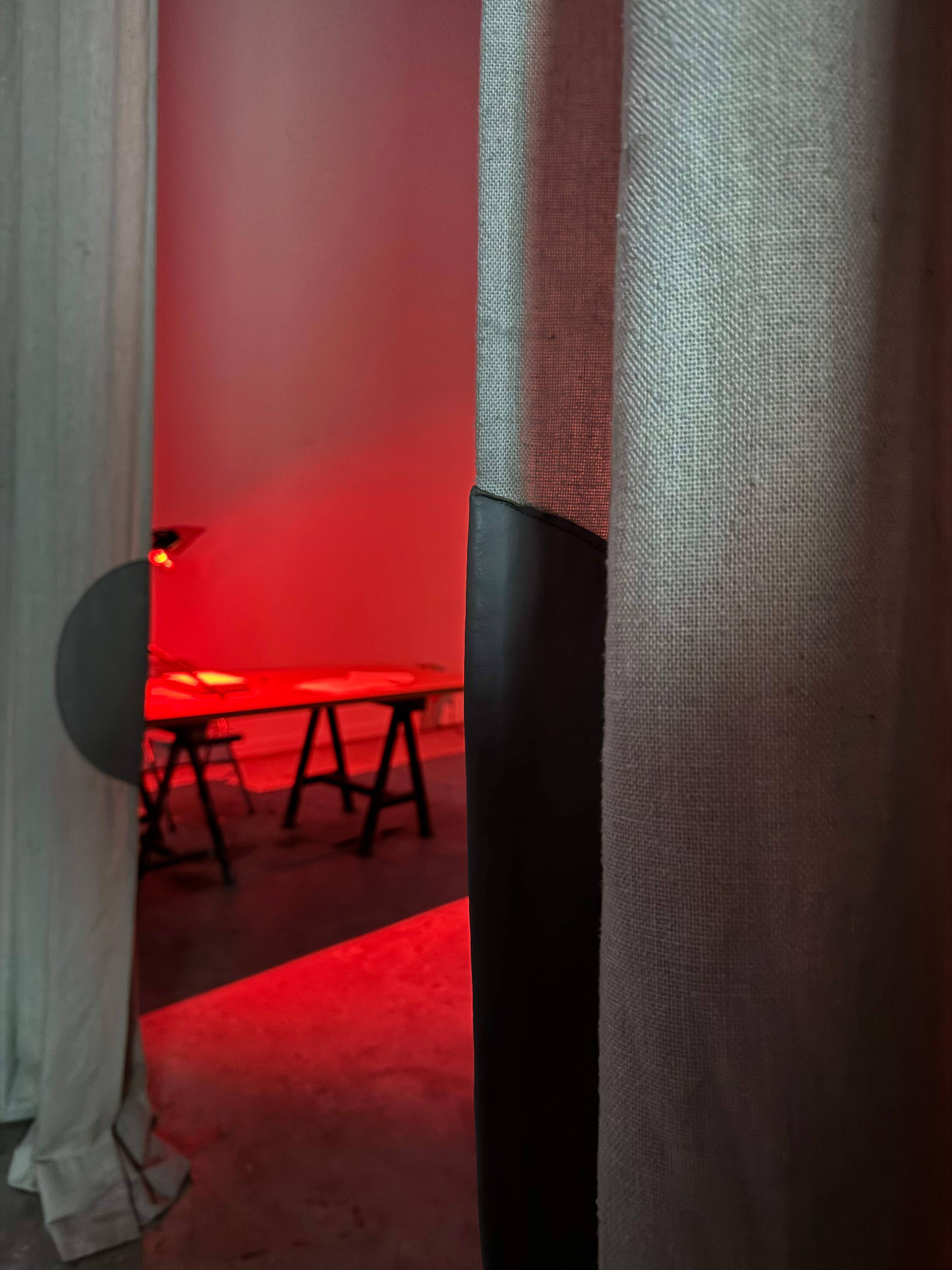 View of “Multisensory Dreams: Luminous Domes and Vibrant Phantoms”, Kunstakademie Karlsruhe, 2024