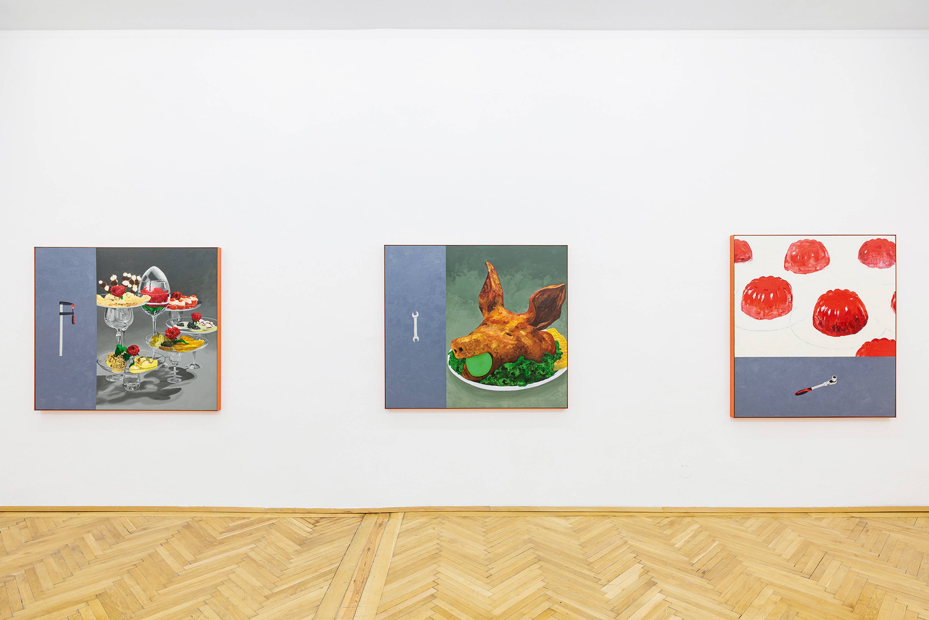 View of “Dead Duck,” Felix Gaudlitz, Vienna, 2025