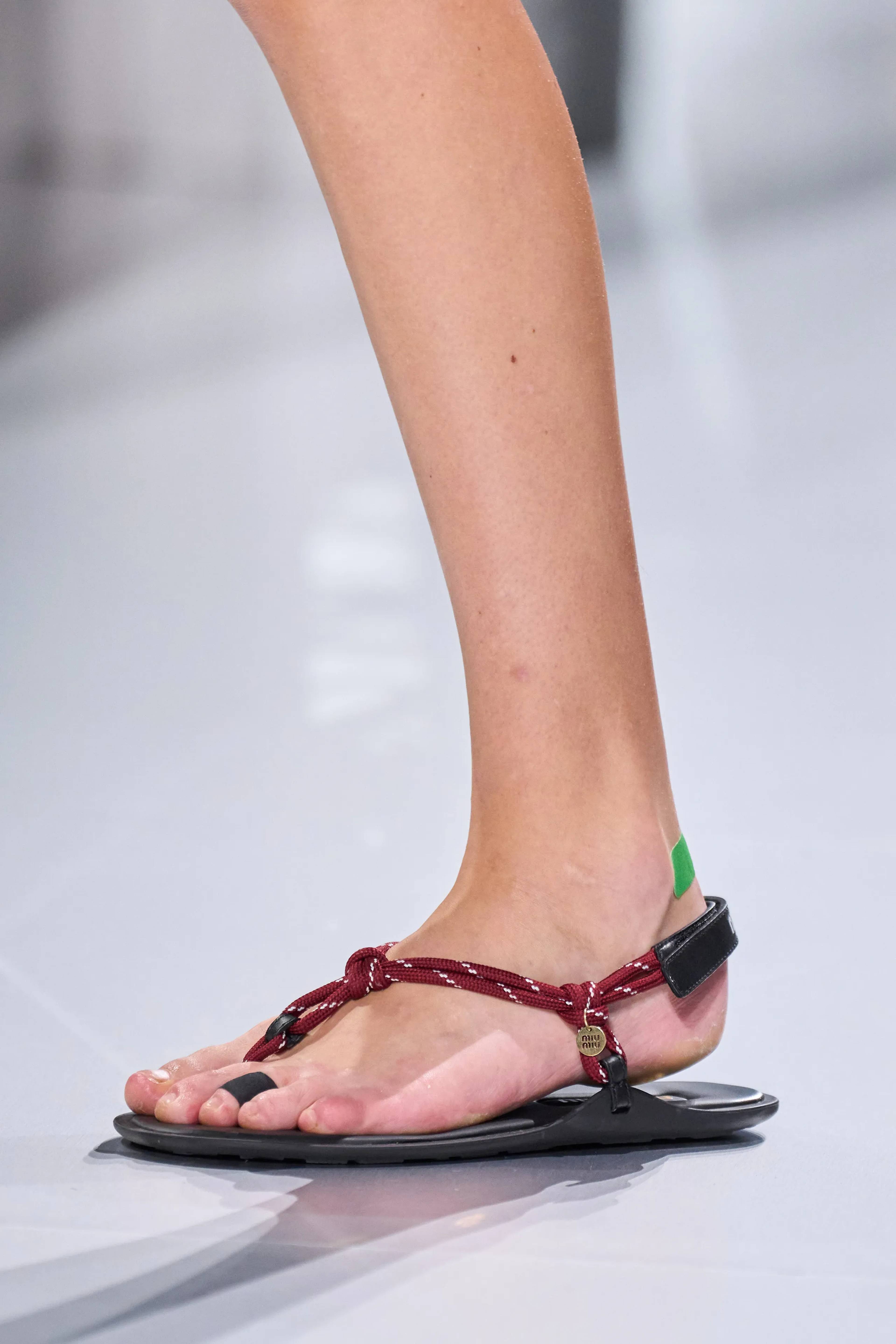 Miu Miu SS 2024 Ready-to-Wear rope sandals