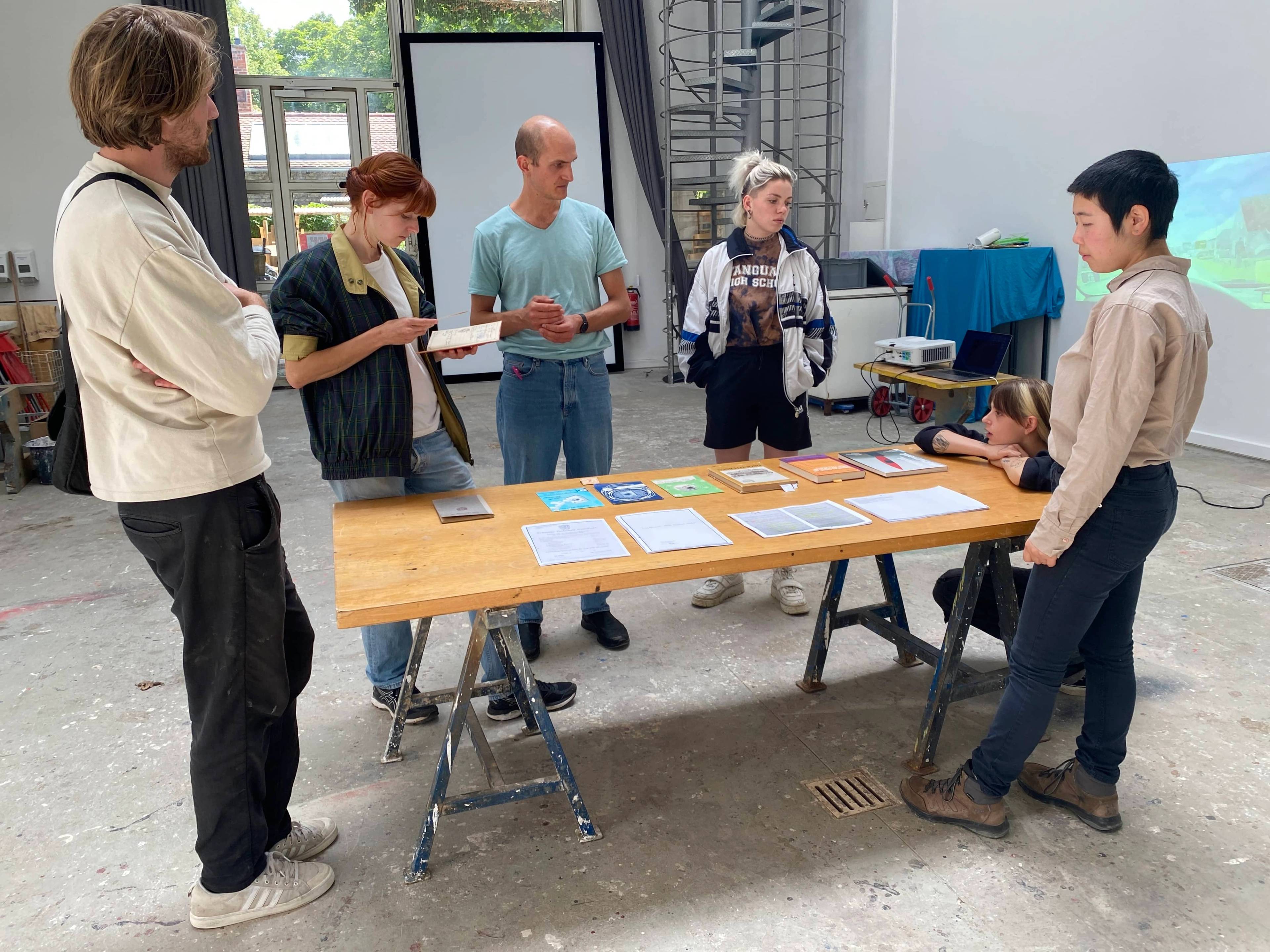 Presentation of Work from Laackmann at Kunstakademie Karlsruhe, from Class Vitorelli