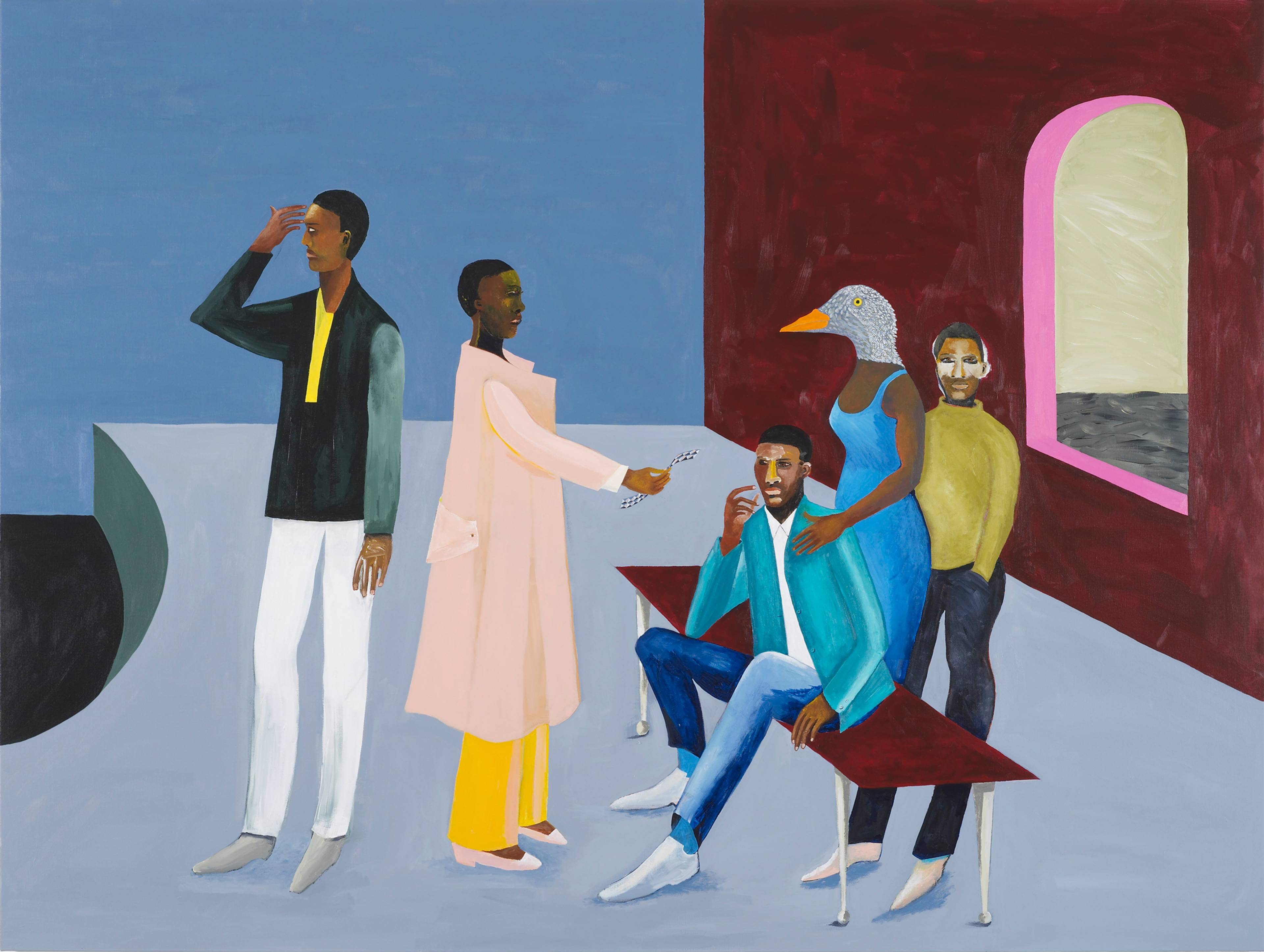 Lubaina Himid, Le Rodeur: Exchange, 2016